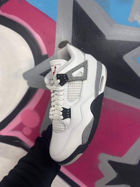Jordan 4 White Cement
