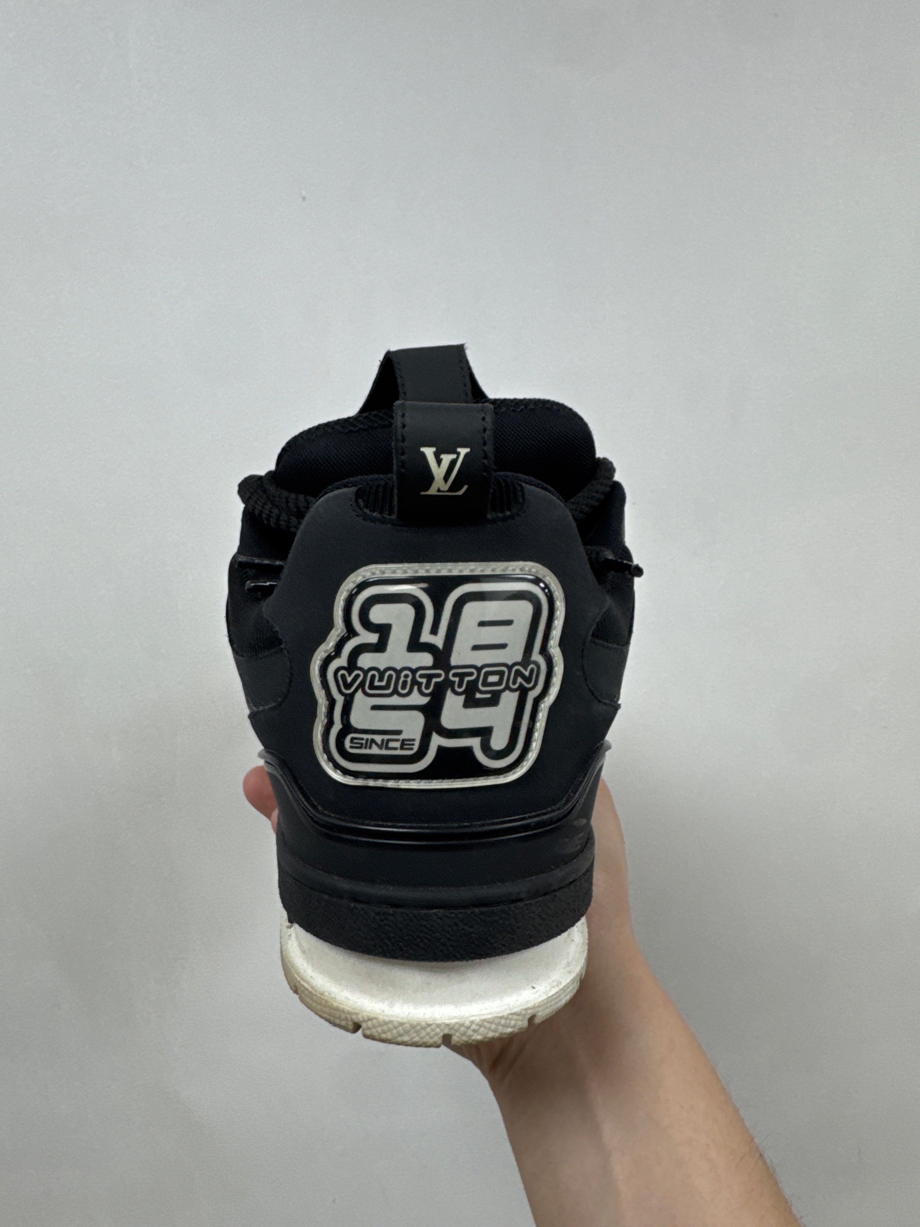 Louis Vuitton Black White Skate Sneakers