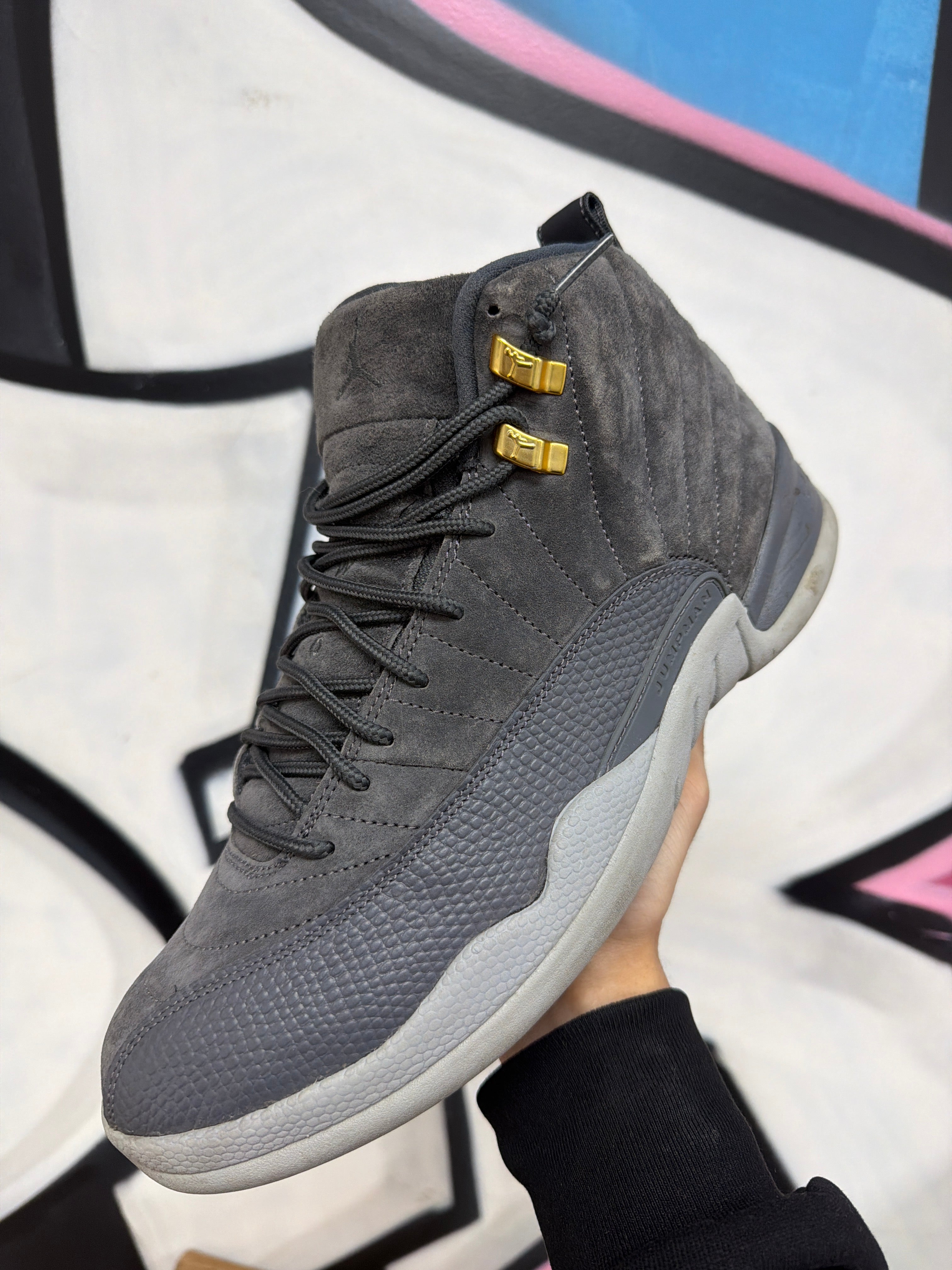 Jordan 12 Grey Sneakers