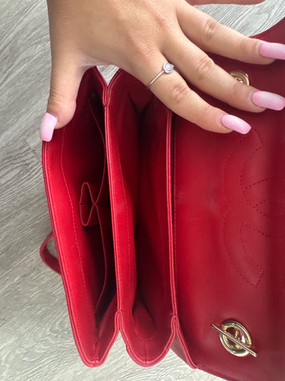 Chanel Red Trendy CC Bag Used Medium N/A