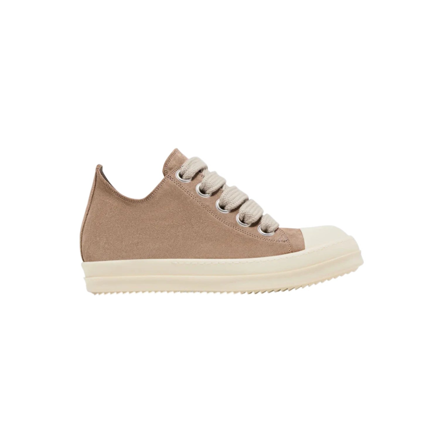 Rick Owens 'DRKSHDW' Jumbo Lace Low Flesh & Milk Sneakers