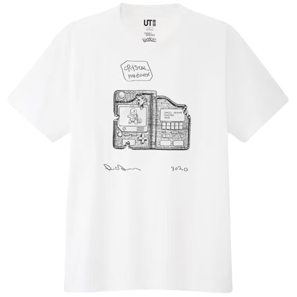 Uniqlo Daniel Arsham x Pokemon Pokedex Tee