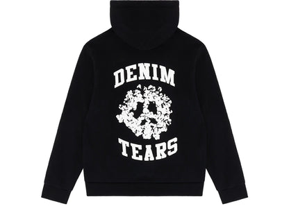 Denim Tears University Zip Up Black