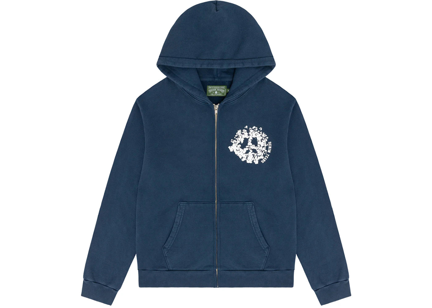 Denim Tears University Zip Up Navy