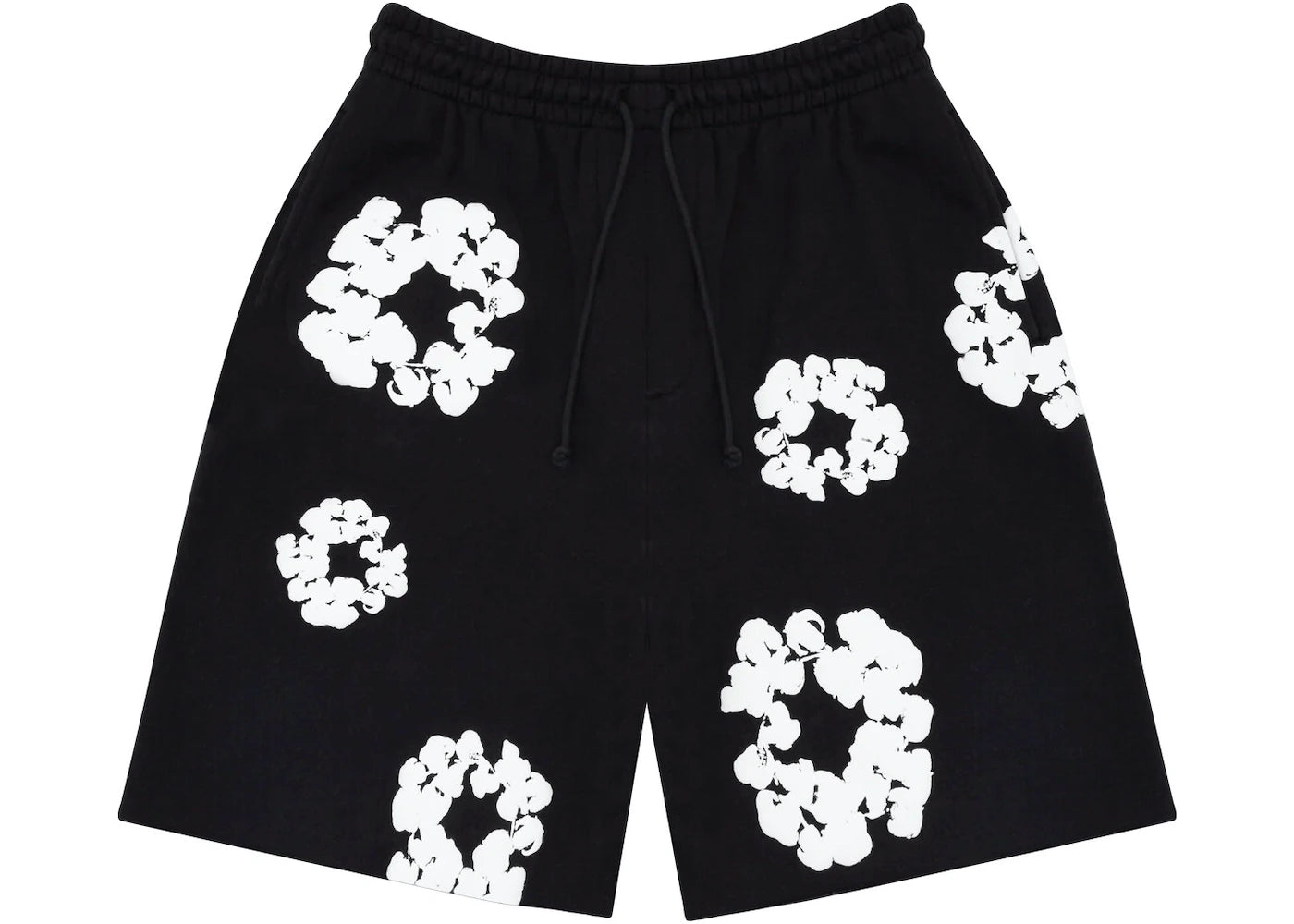 Denim Tears Cotton Wreath Shorts Black