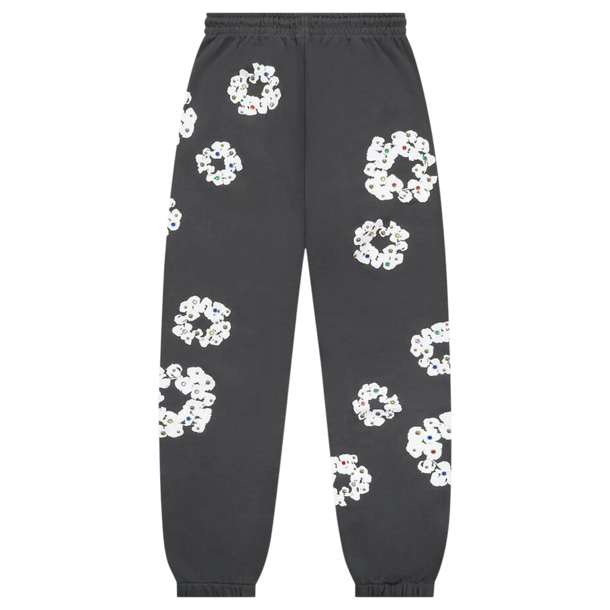 Denim Tears 'Cotton Wreath' Dark Grey Rhinestone Sweats