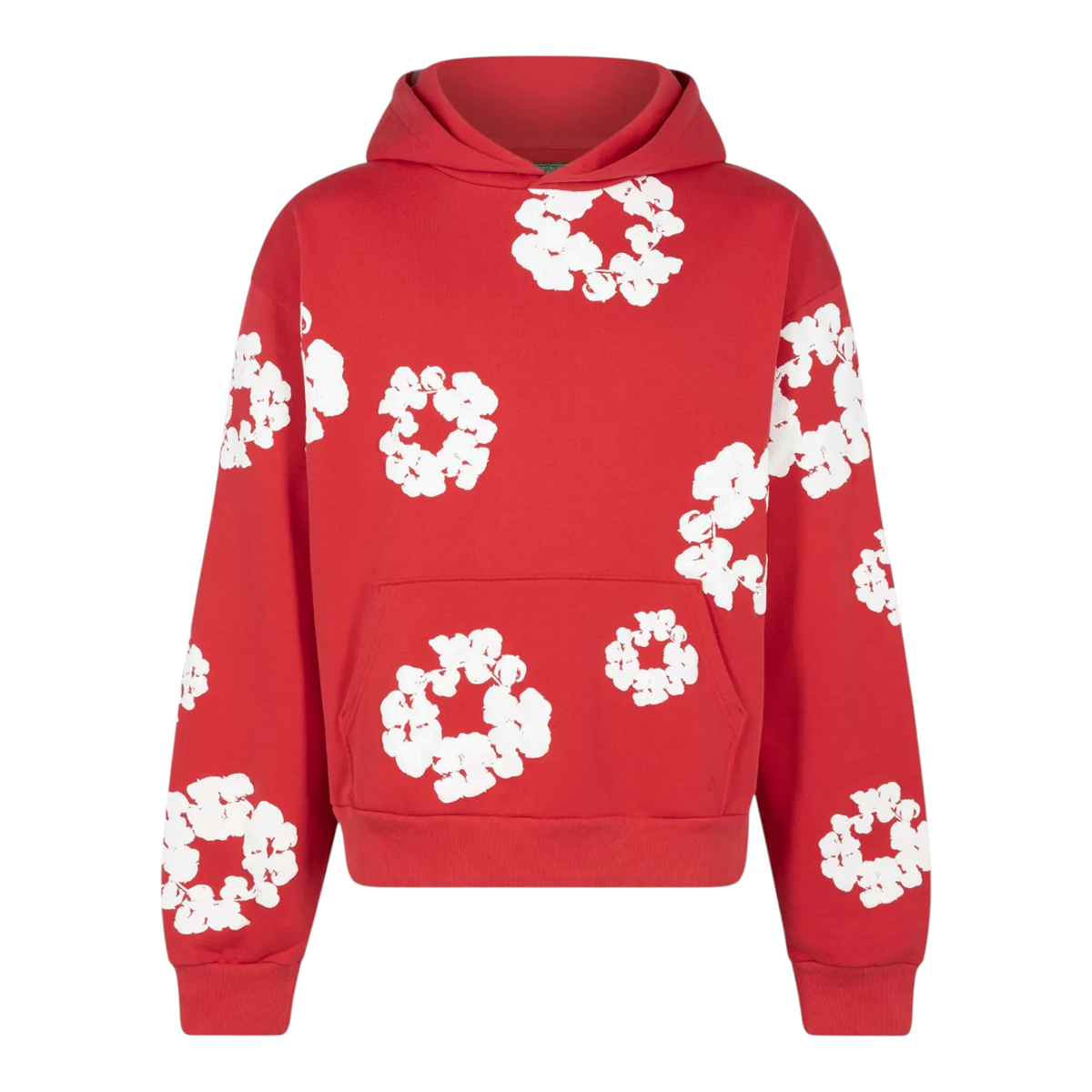 Denim Tears 'Cotton Wreath' Red Hoodie