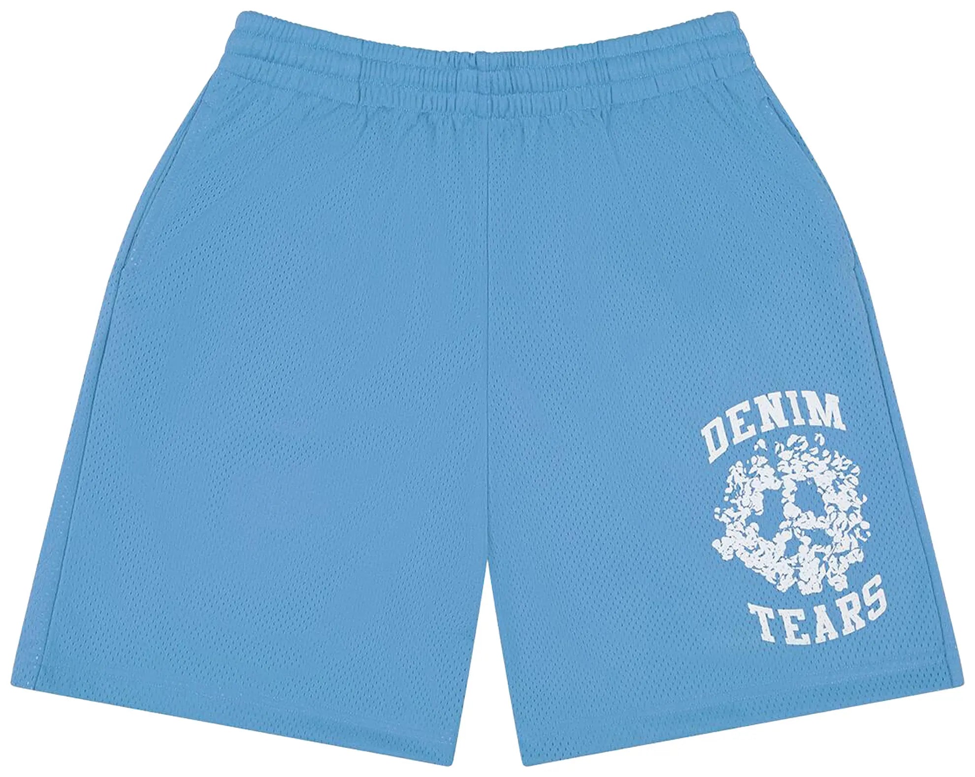 Denim Tears 'University' Light Blue Sweat Shorts