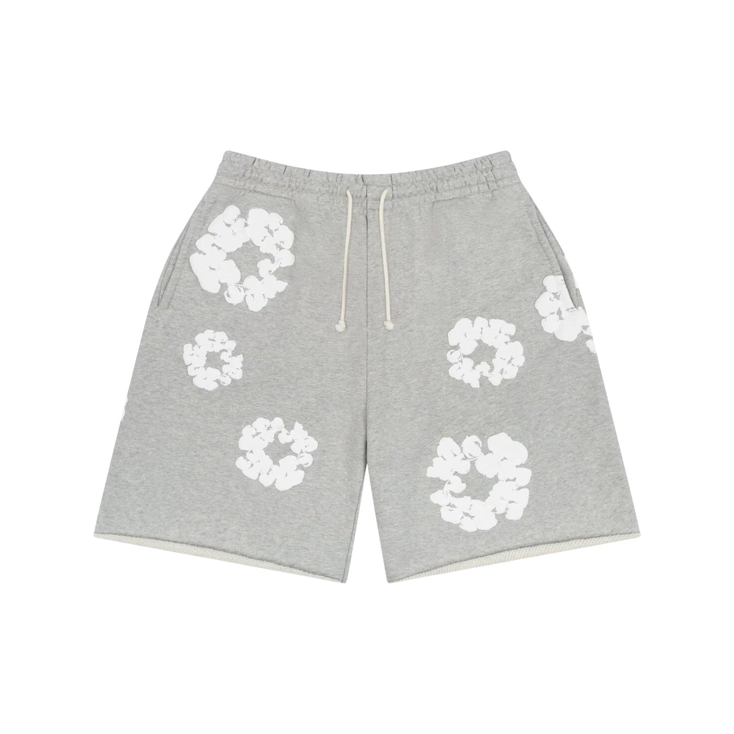 Denim Tears 'Wreath' Grey & White Shorts
