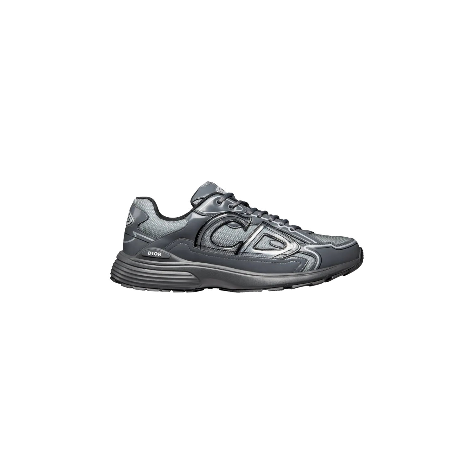 Dior 'B30' Patent Leather Grey Sneakers