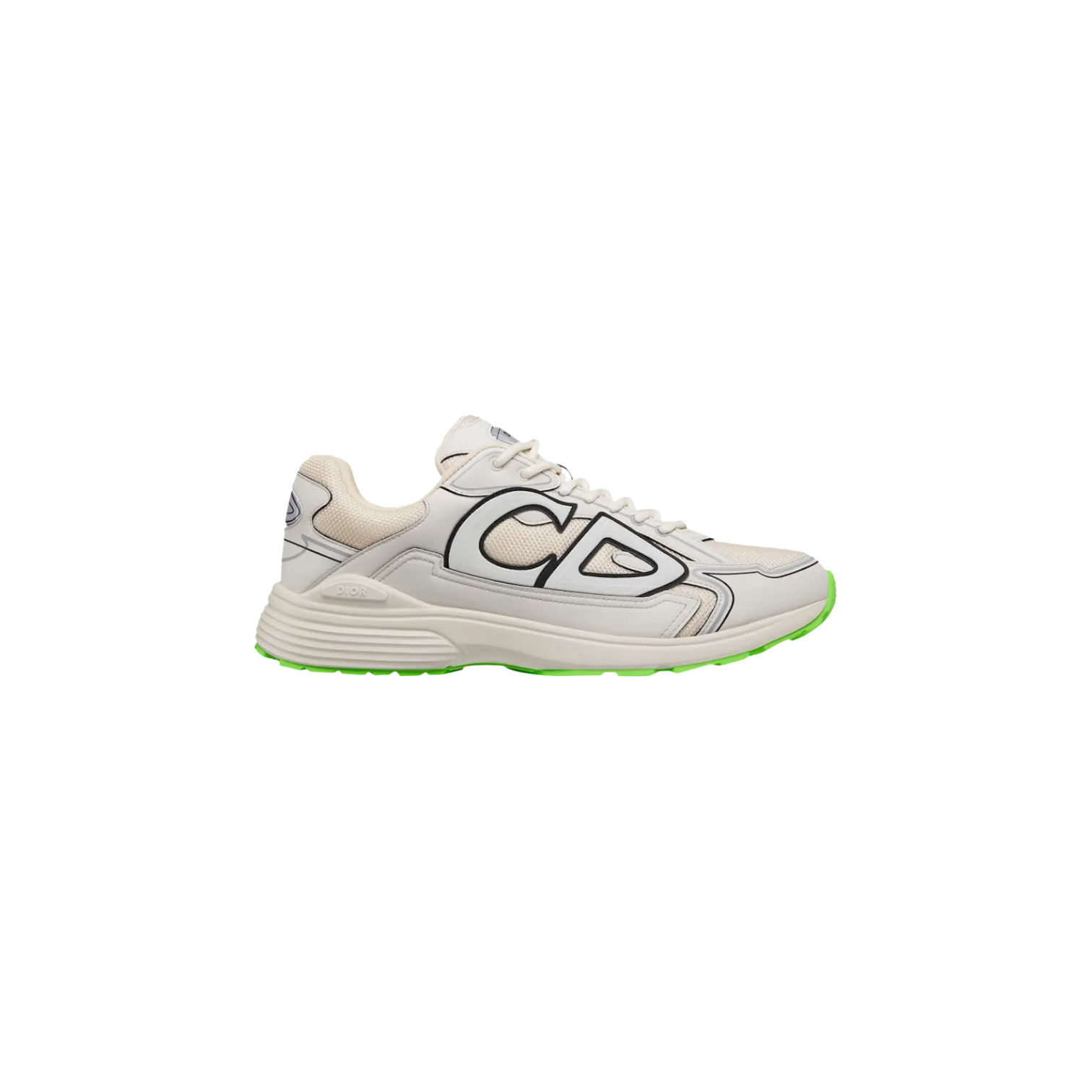 Dior 'B30' White & Lime Sneakers