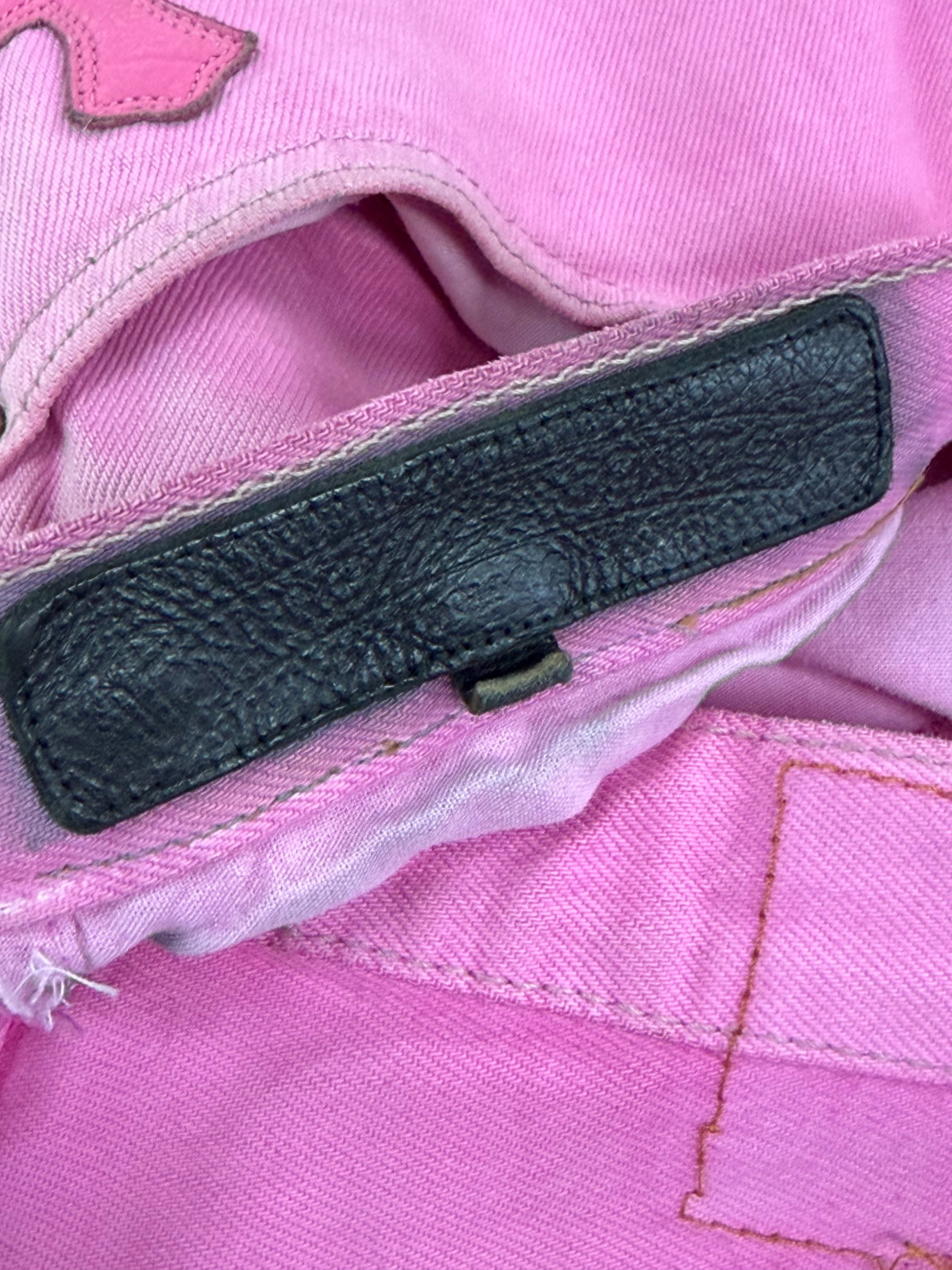 Chrome Hearts Pink Sex Records Levi's 501 Jeans
