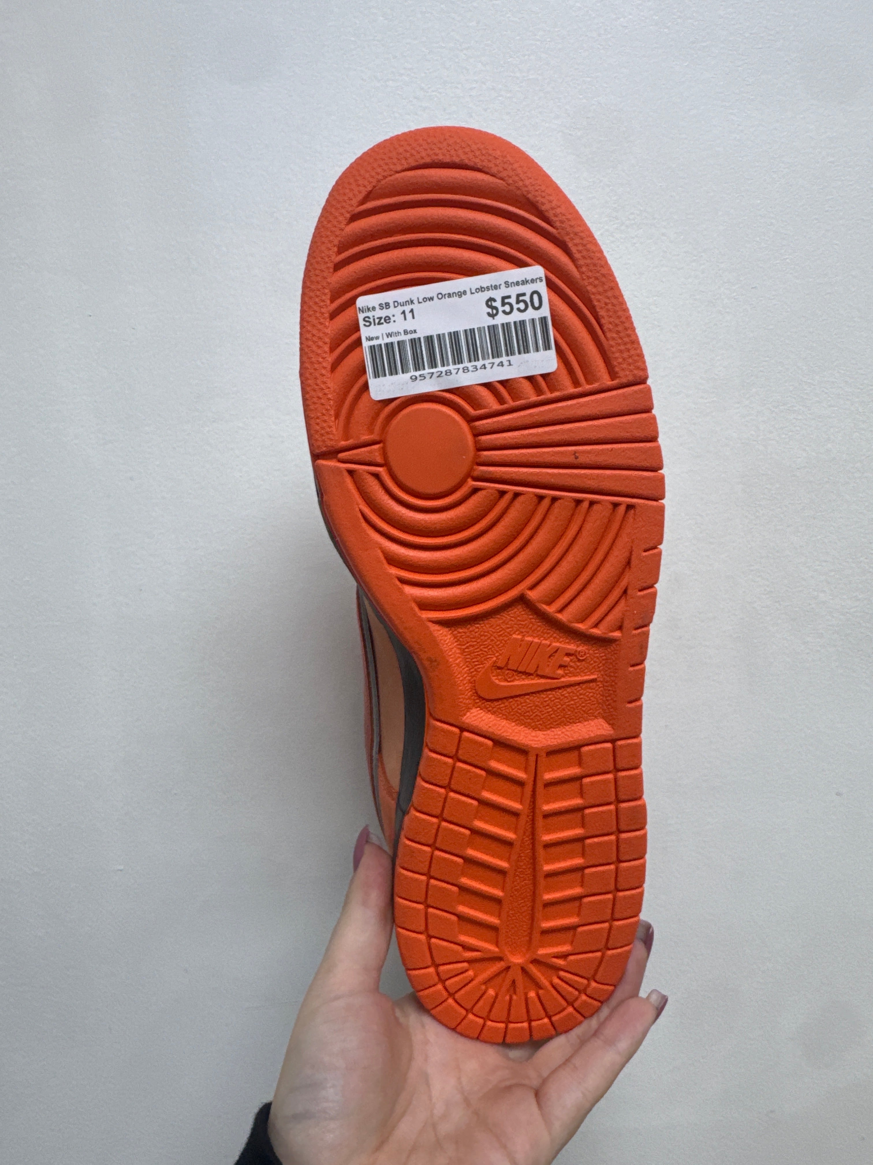 Nike SB Dunk Low Orange Lobster Sneakers