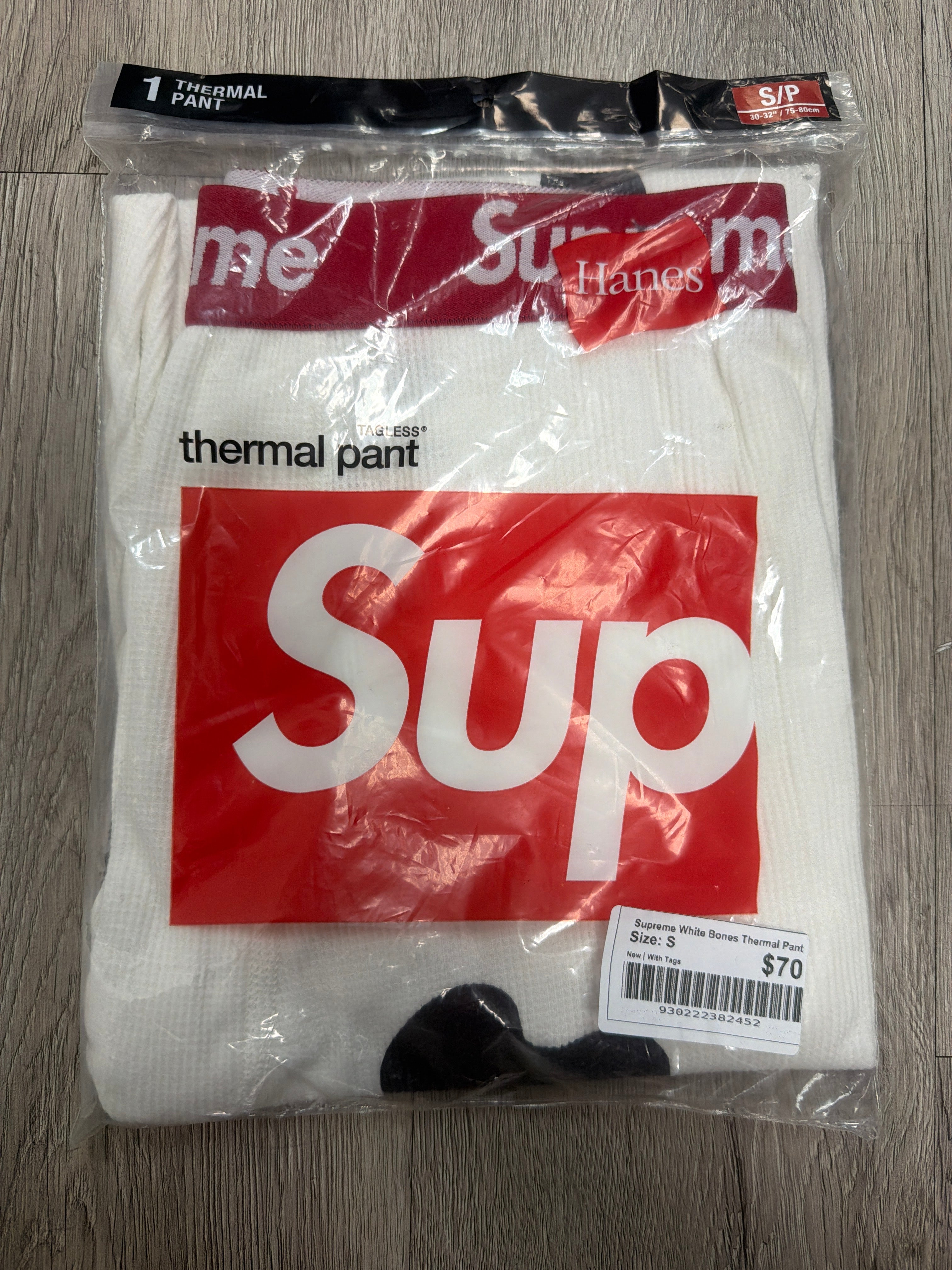 Supreme White Bones Thermal Pant