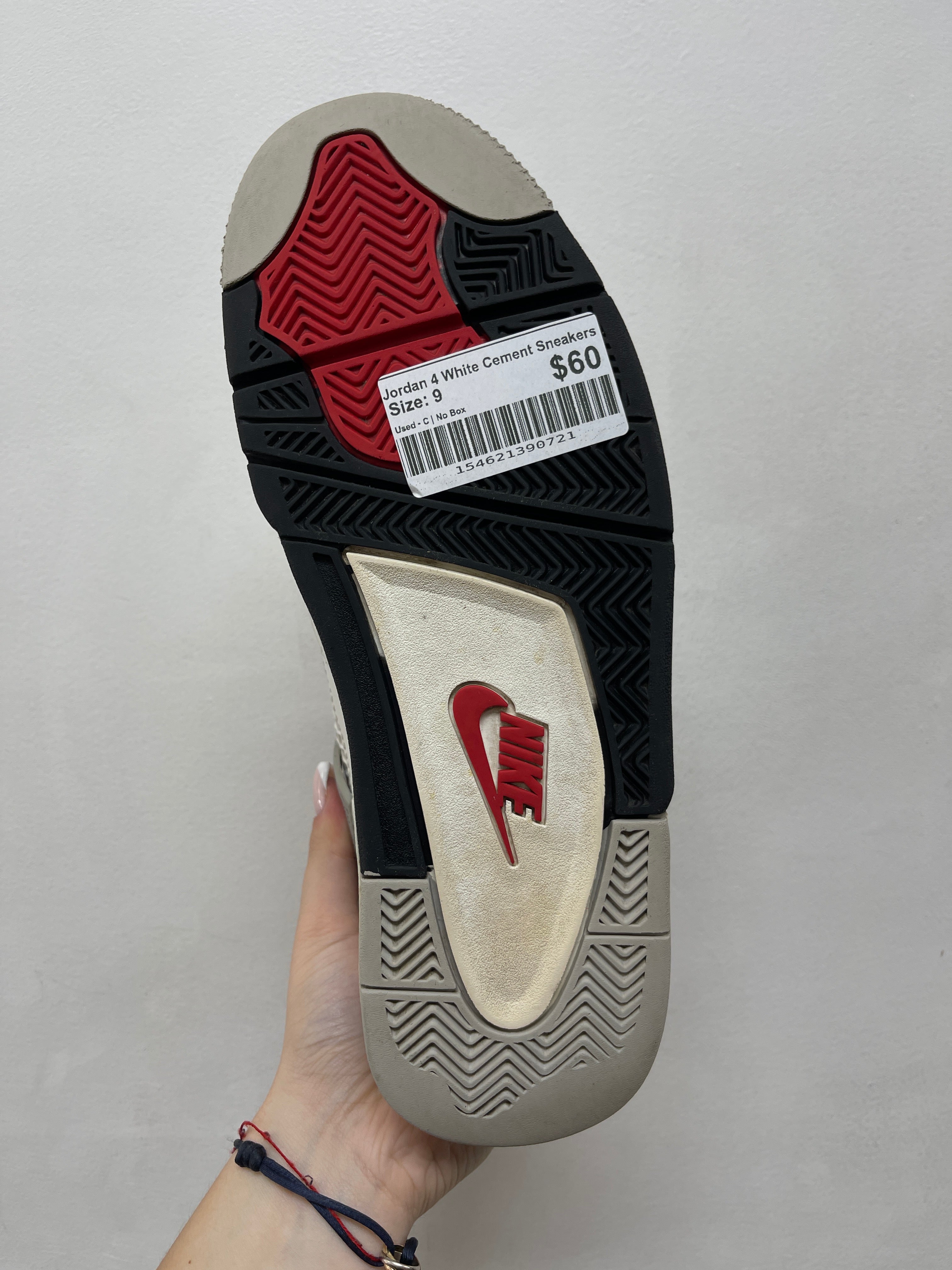 Jordan 4 White Cement Sneakers