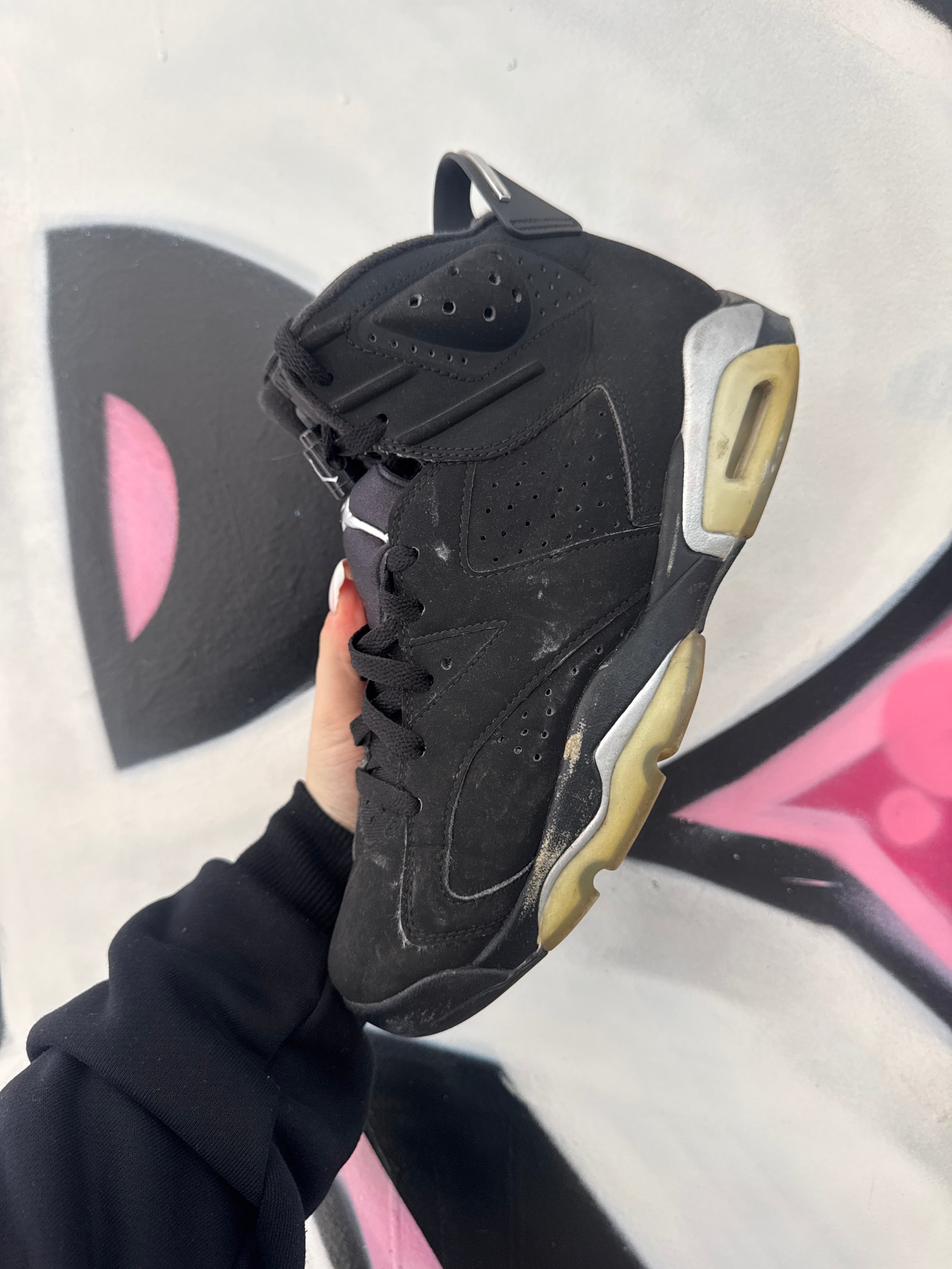 Nike Jordan 6 Chrome Sneakers