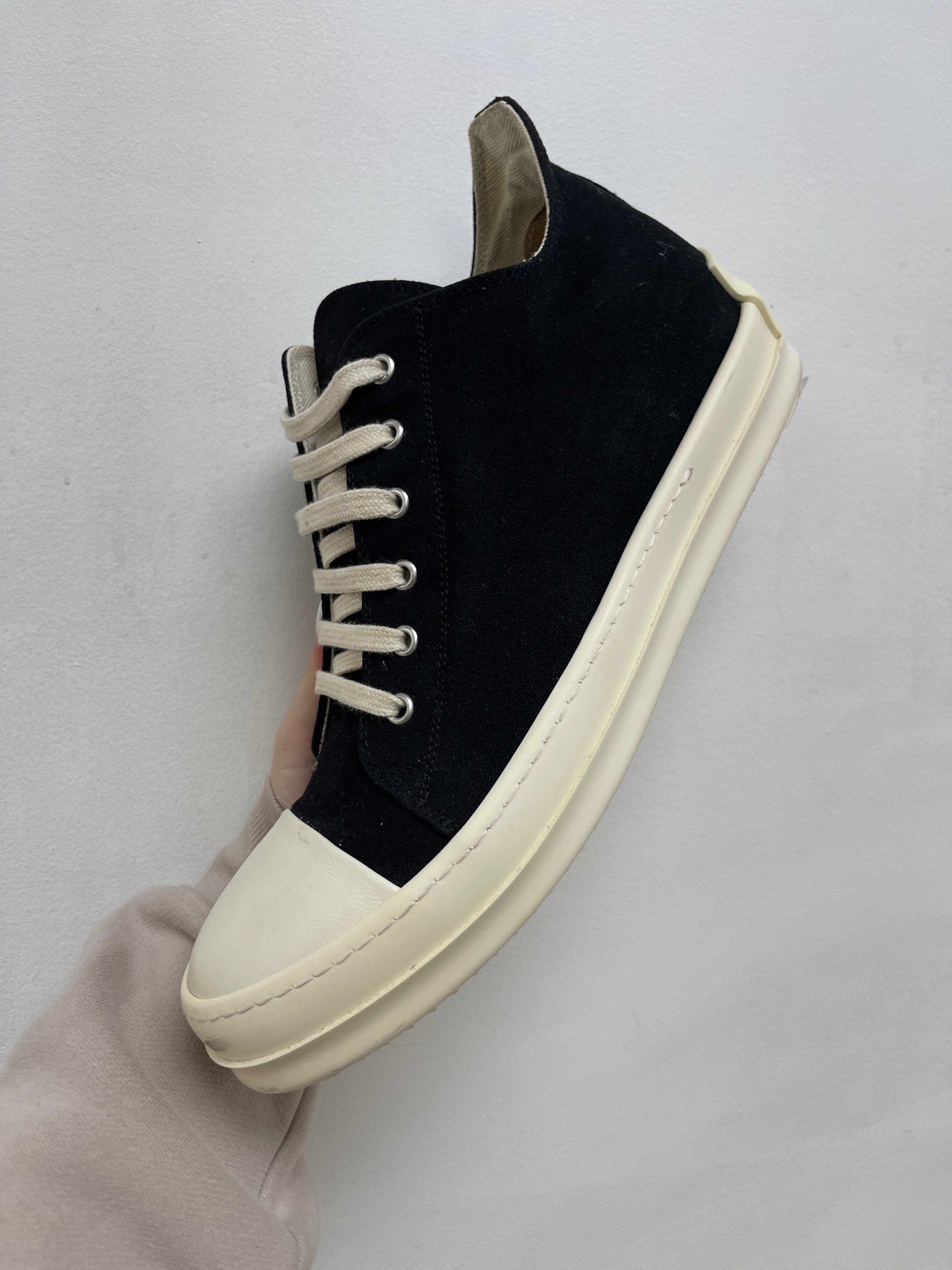 Rick Owens Black DRKSHDW Ramone Low Sneakers