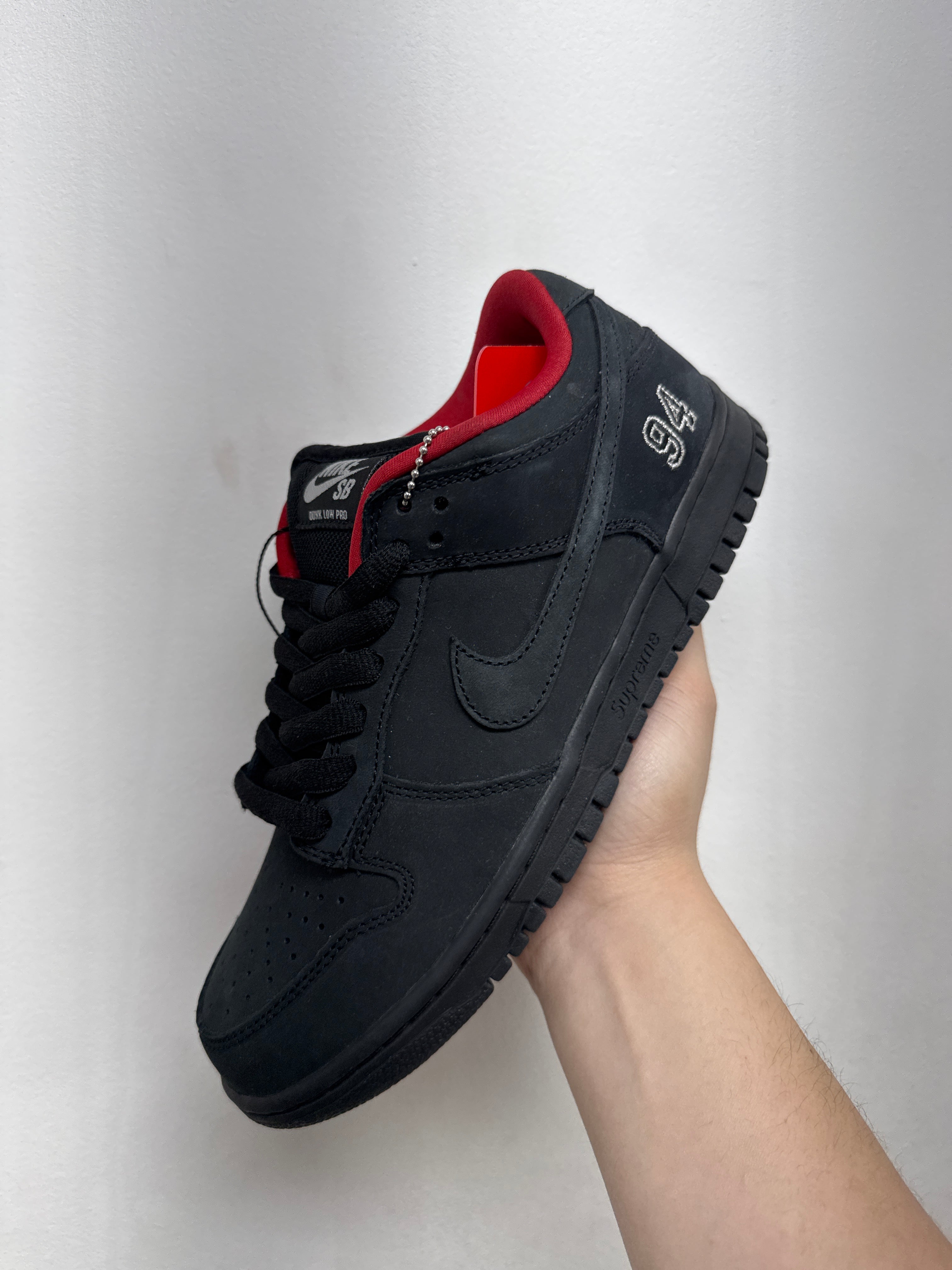 Nike SB Dunk Low Supreme 94 Black Sneakers