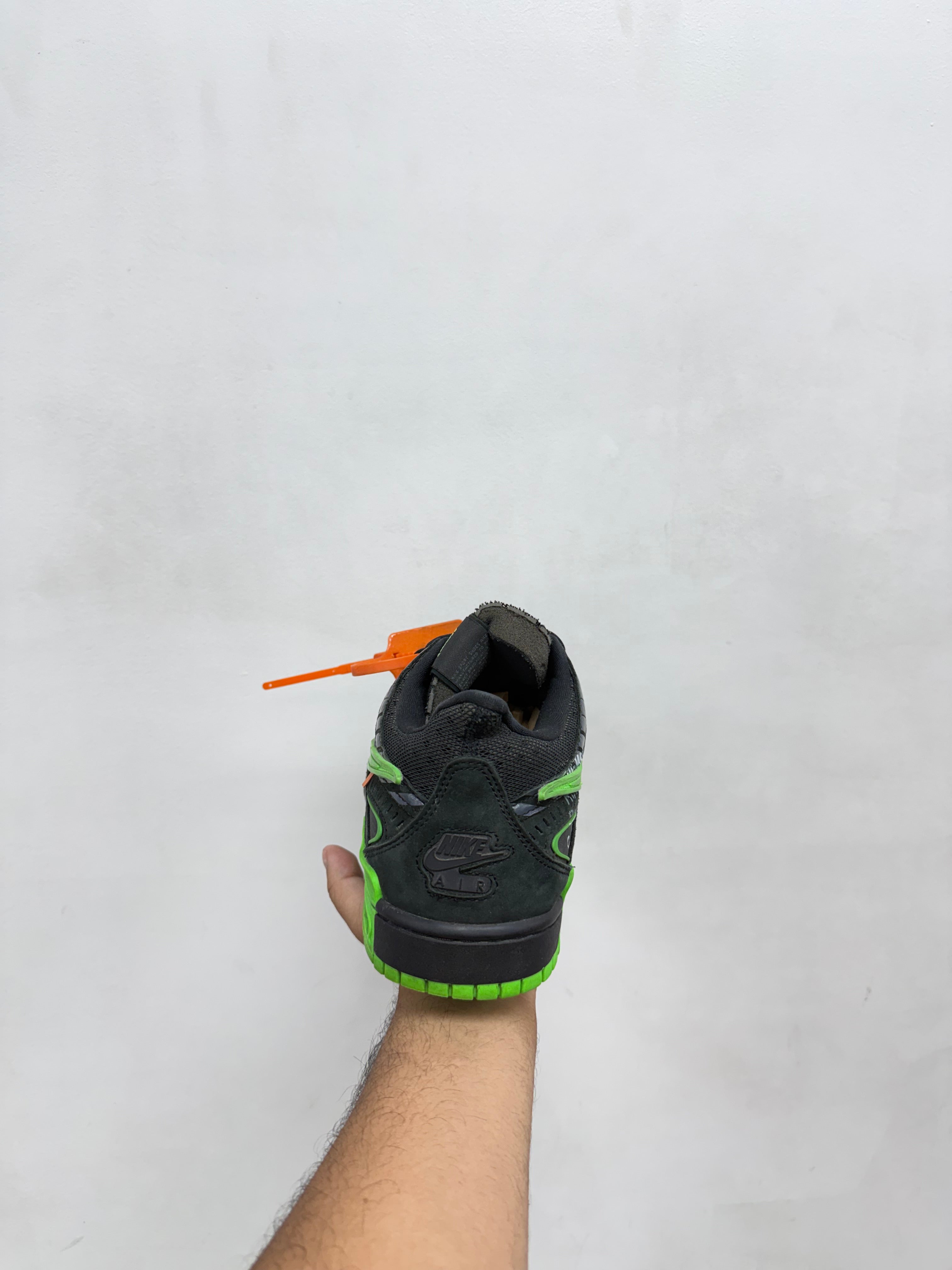 Nike x Off-White Rubber Dunk Green Strike Sneakers