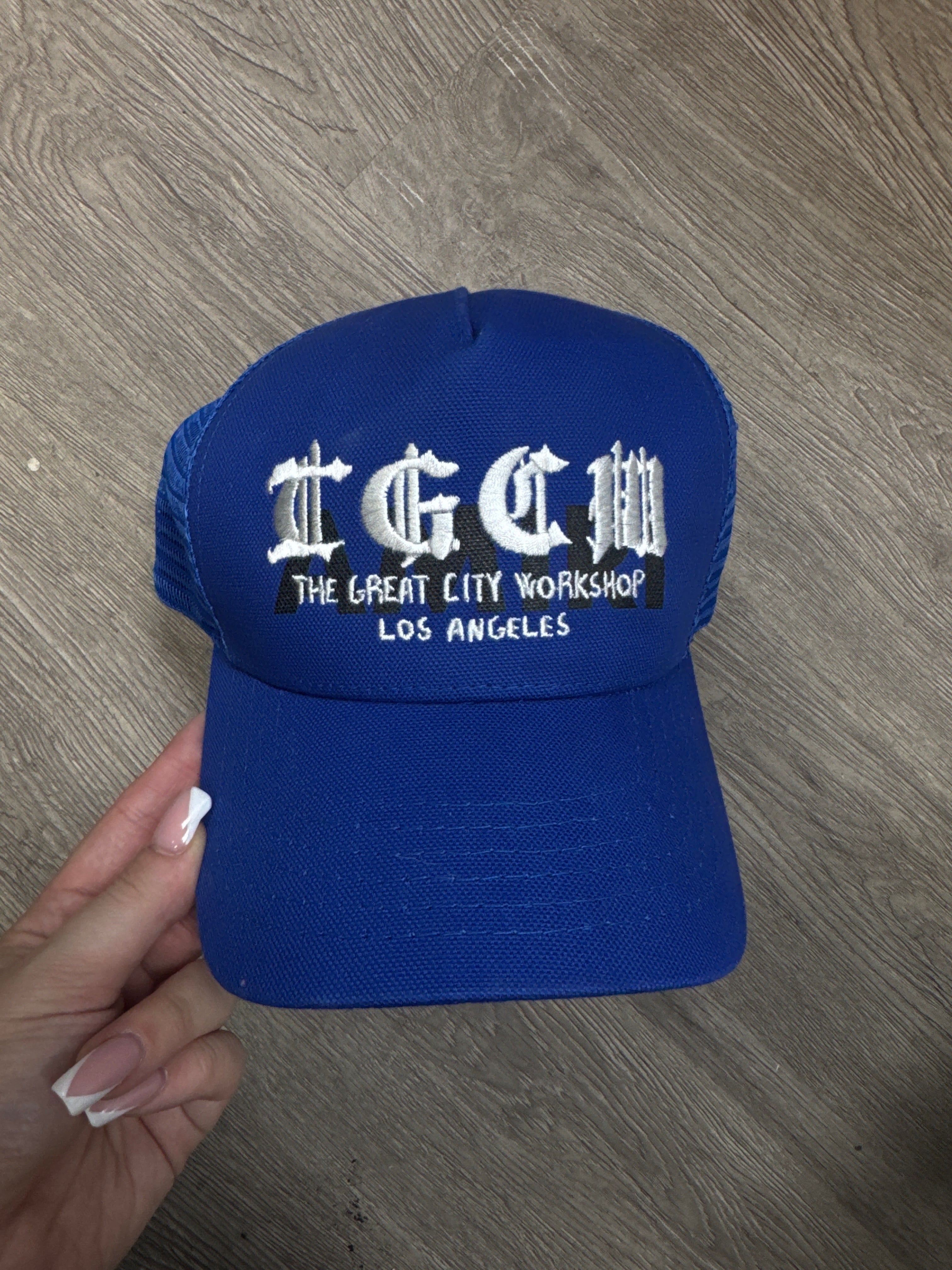Amiri Blue White Black TGCW Cap