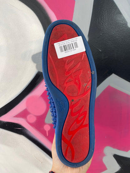 Christian Louboutin Royal Blue Spike Hi Lightly Worn With Box