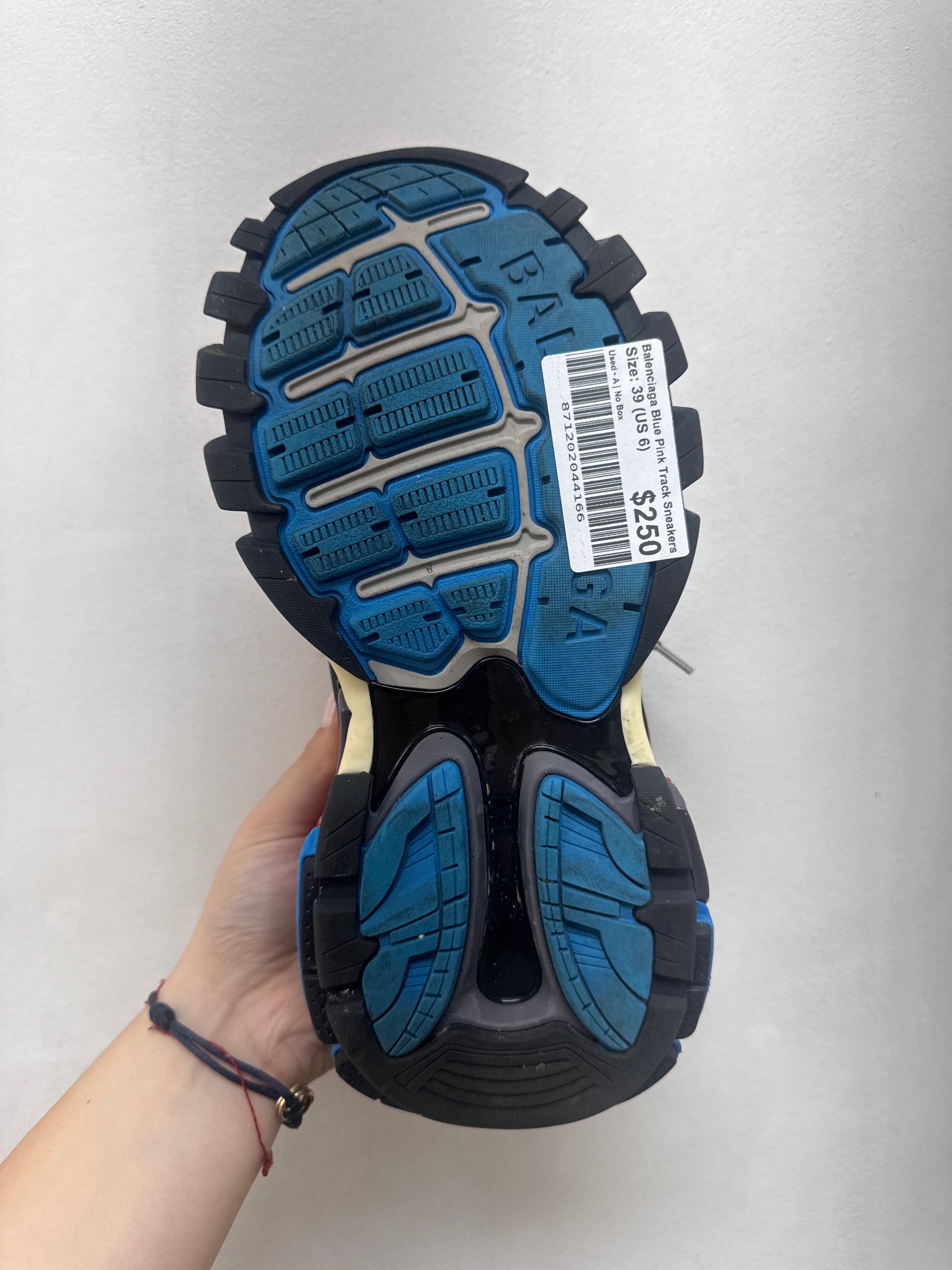 Balenciaga Blue Pink Track Sneakers