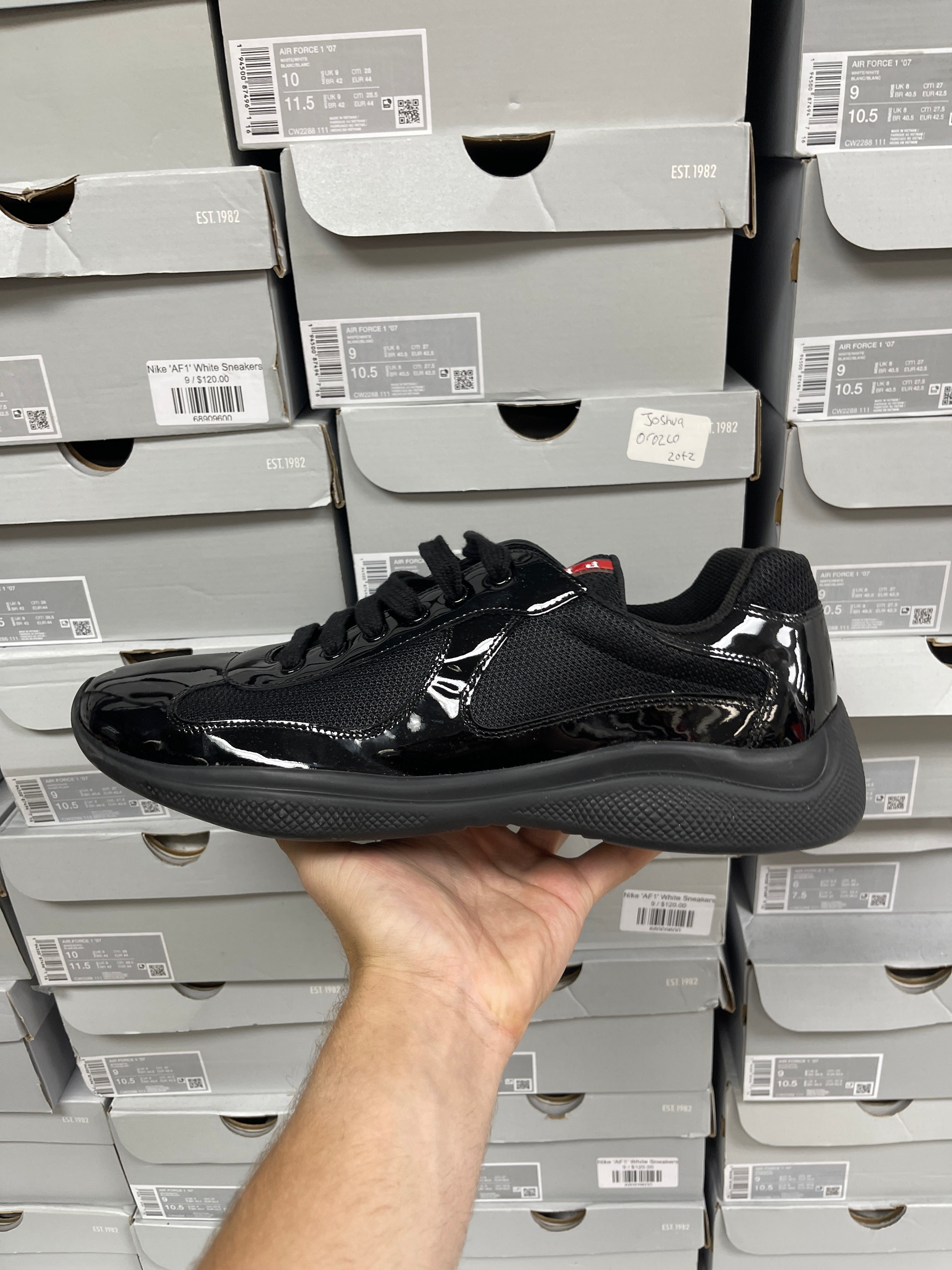 Prada Triple Black Cups Sneakers