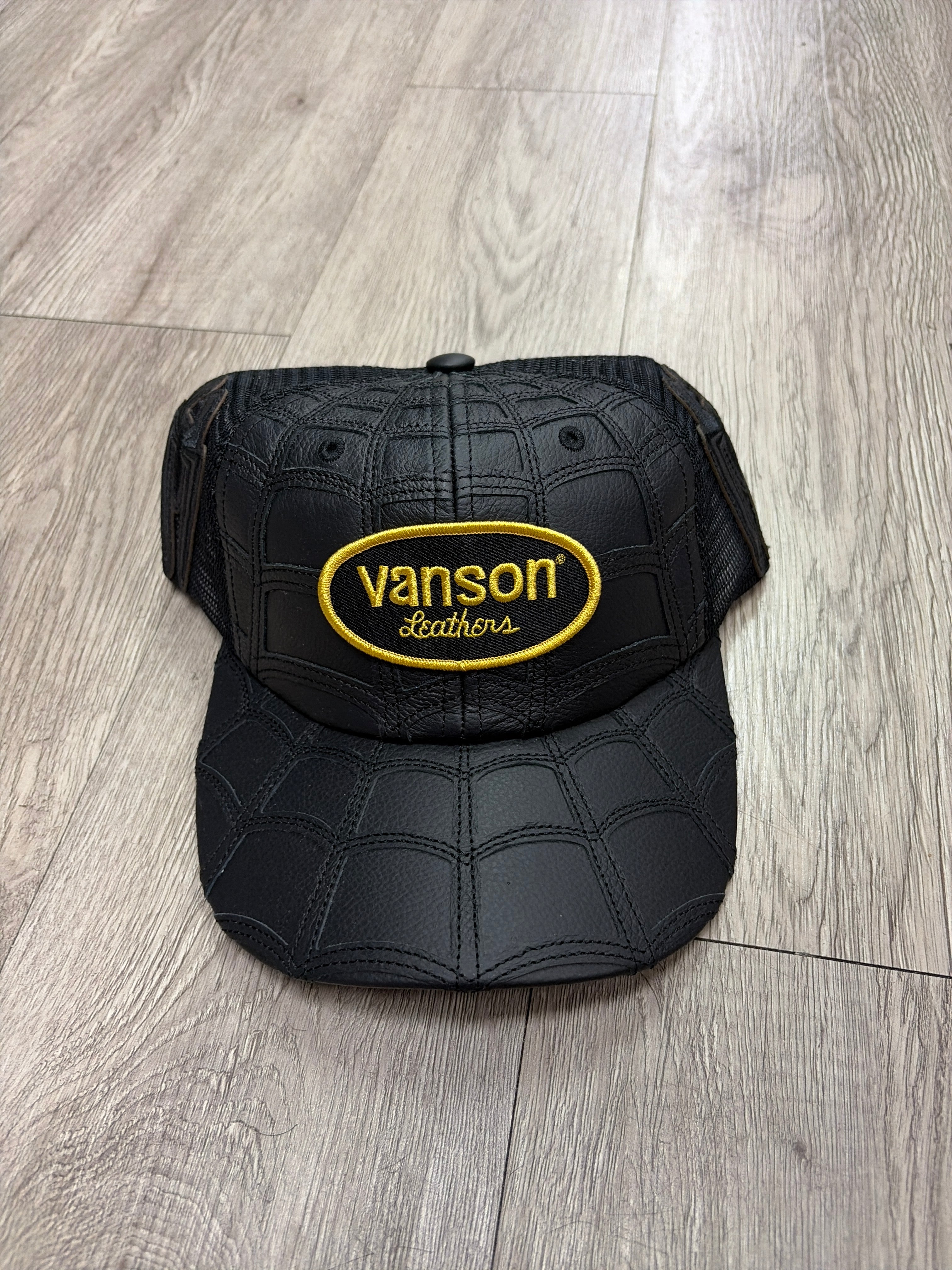 Supreme x Vanson x Spiderman Mesh Black 6 Panel Hat