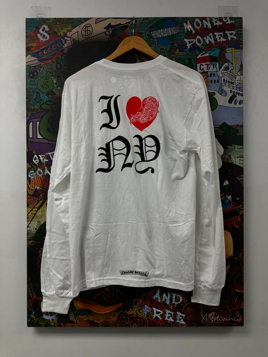 Chrome Hearts I Love NY LS New Large With Tags