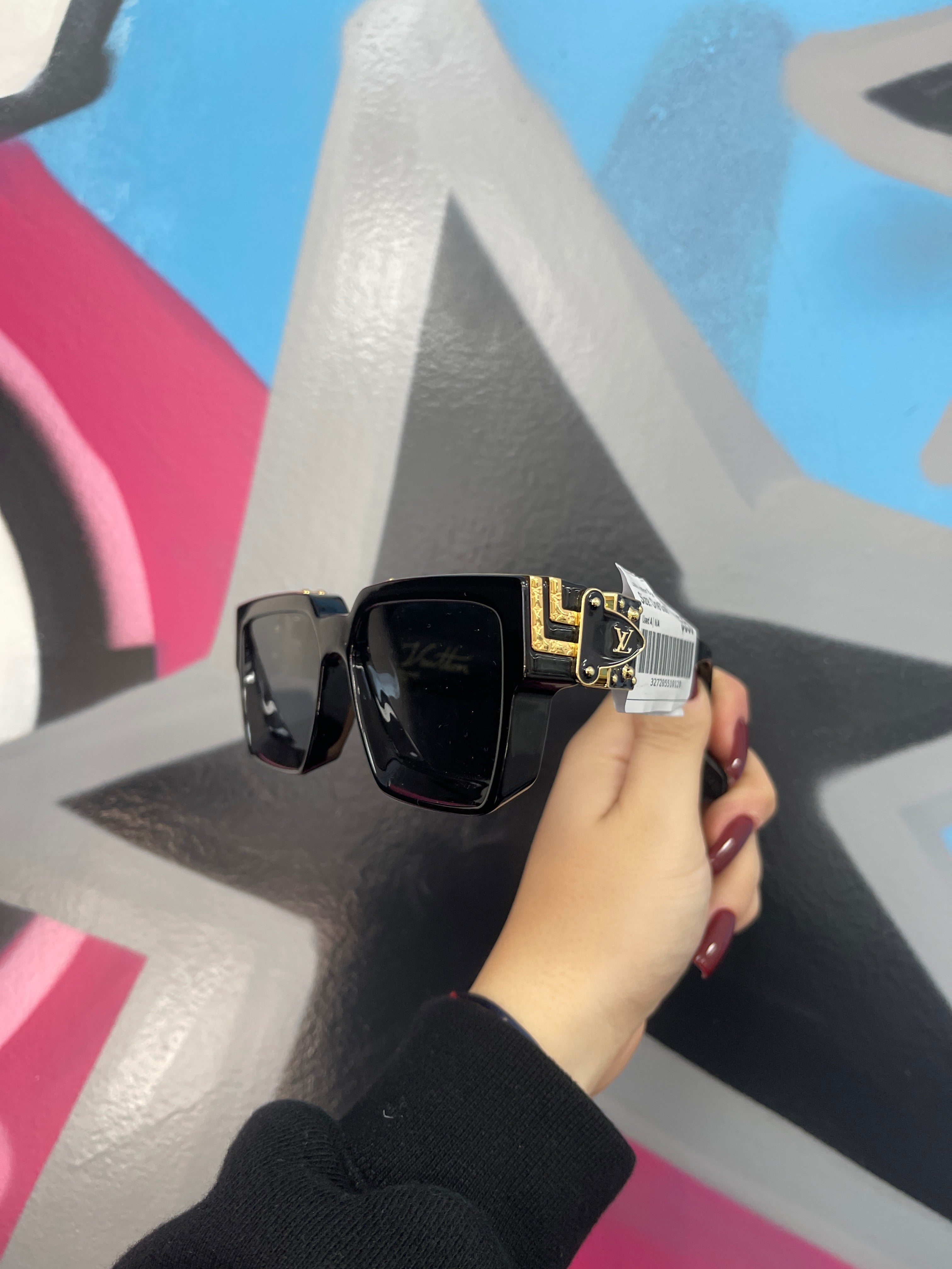 Louis Vuitton Black Gold Millionaire Sunglasses