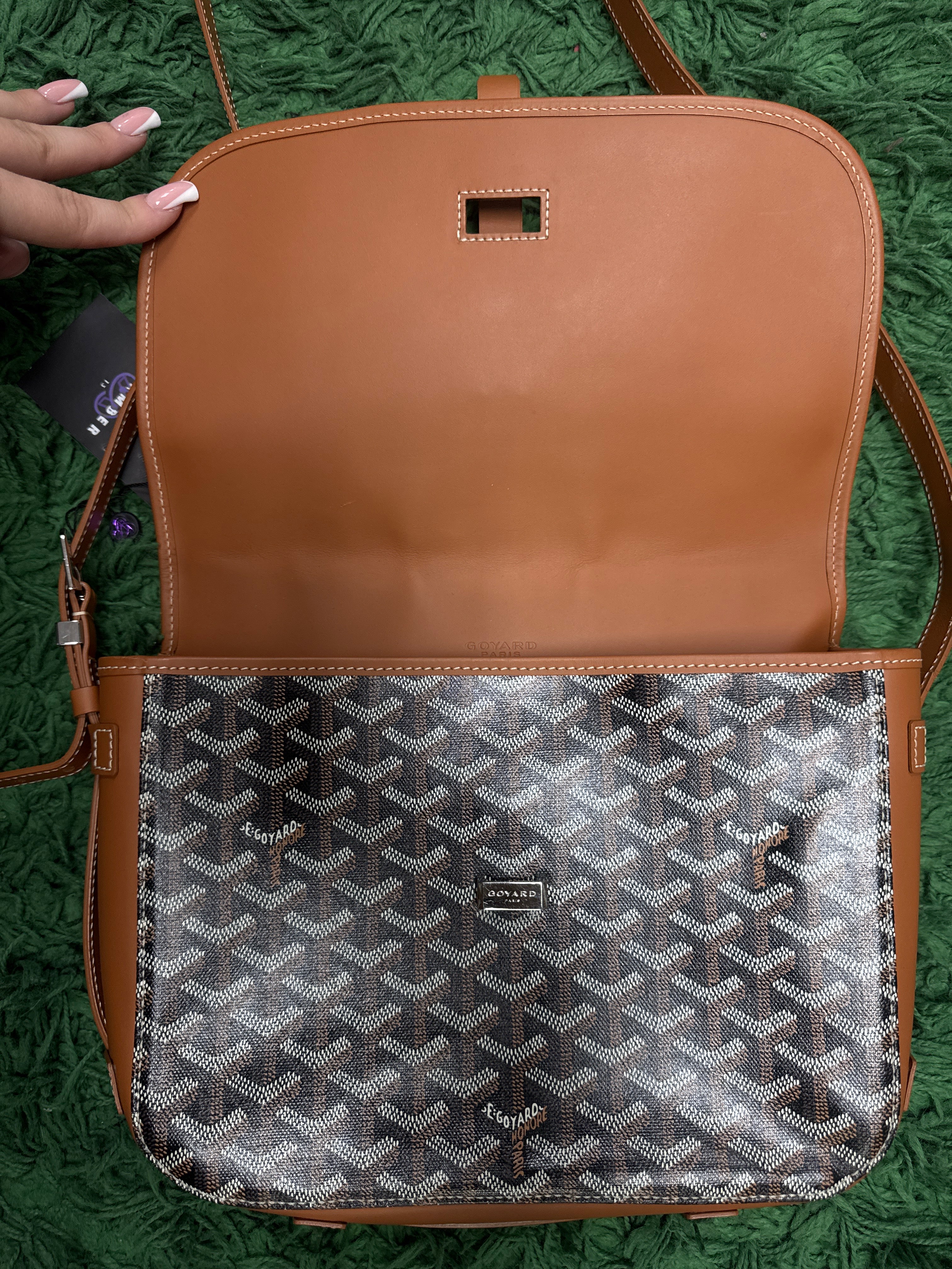 Goyard Brown Belvedere Bag