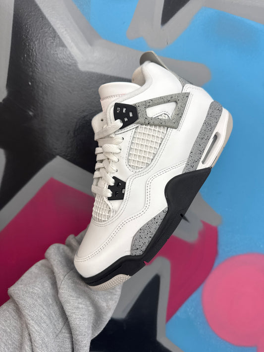 Jordan 4 White Cement New With Box
