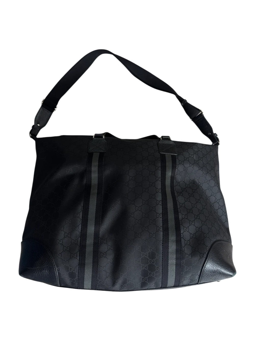 Gucci Monogram Duffle Black Bag