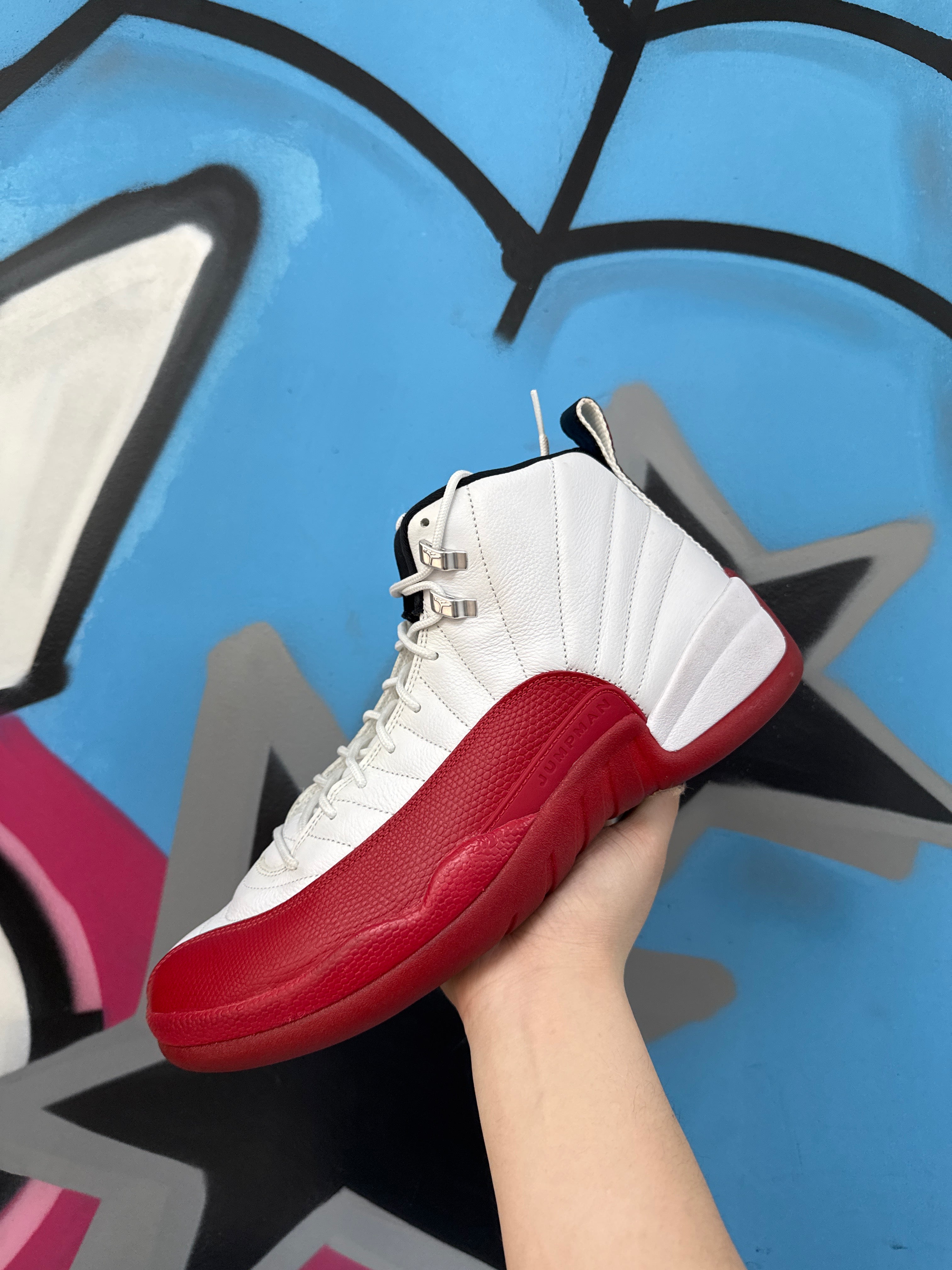 Jordan 12 Cherry Sneakers