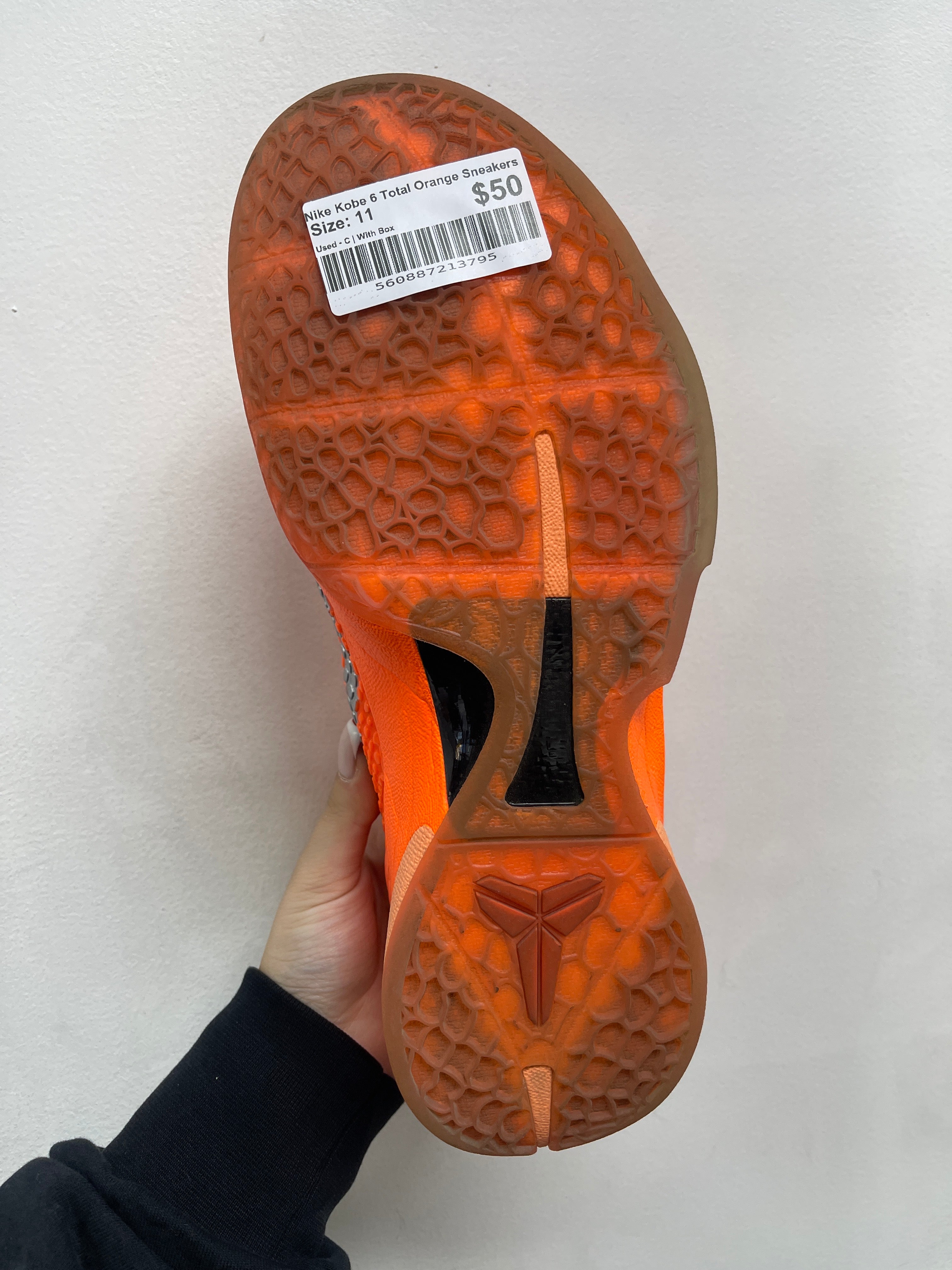Nike Kobe 6 Total Orange Sneakers