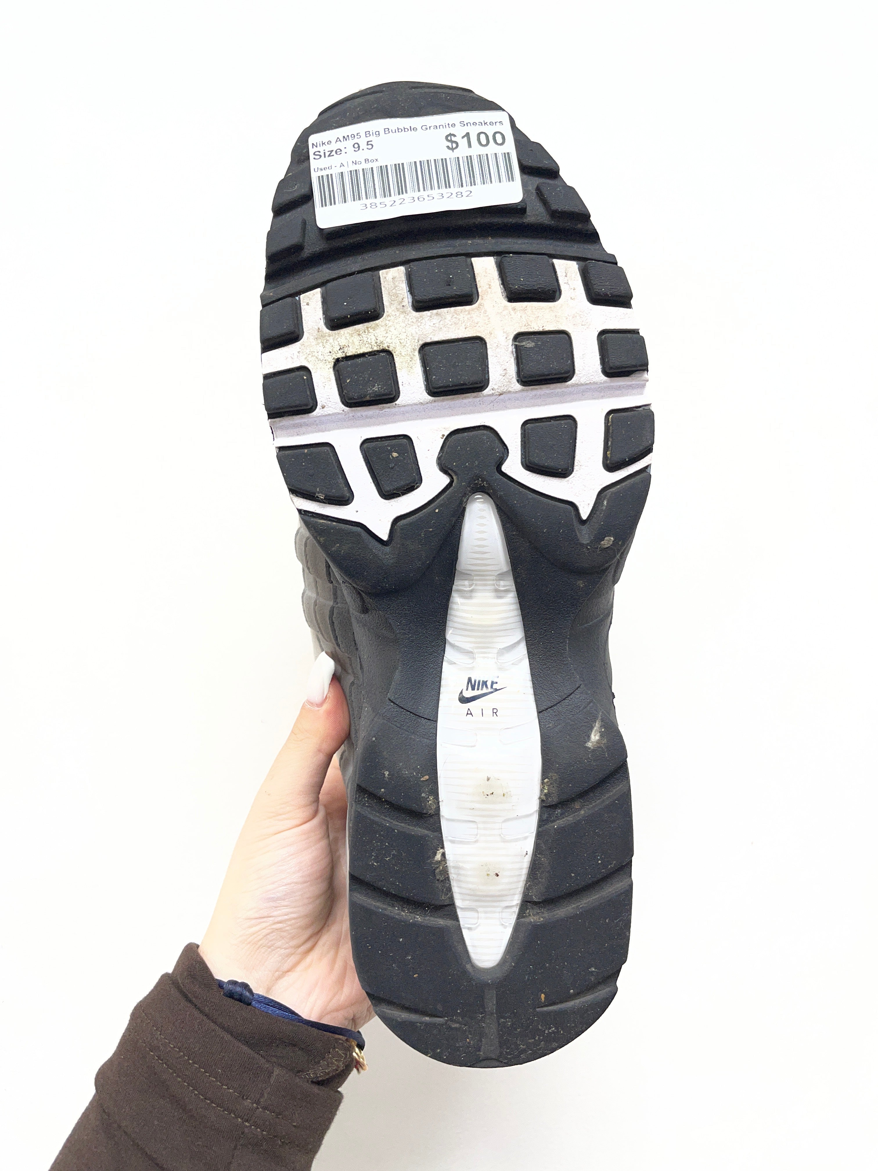 Nike AM95 Big Bubble Granite Sneakers