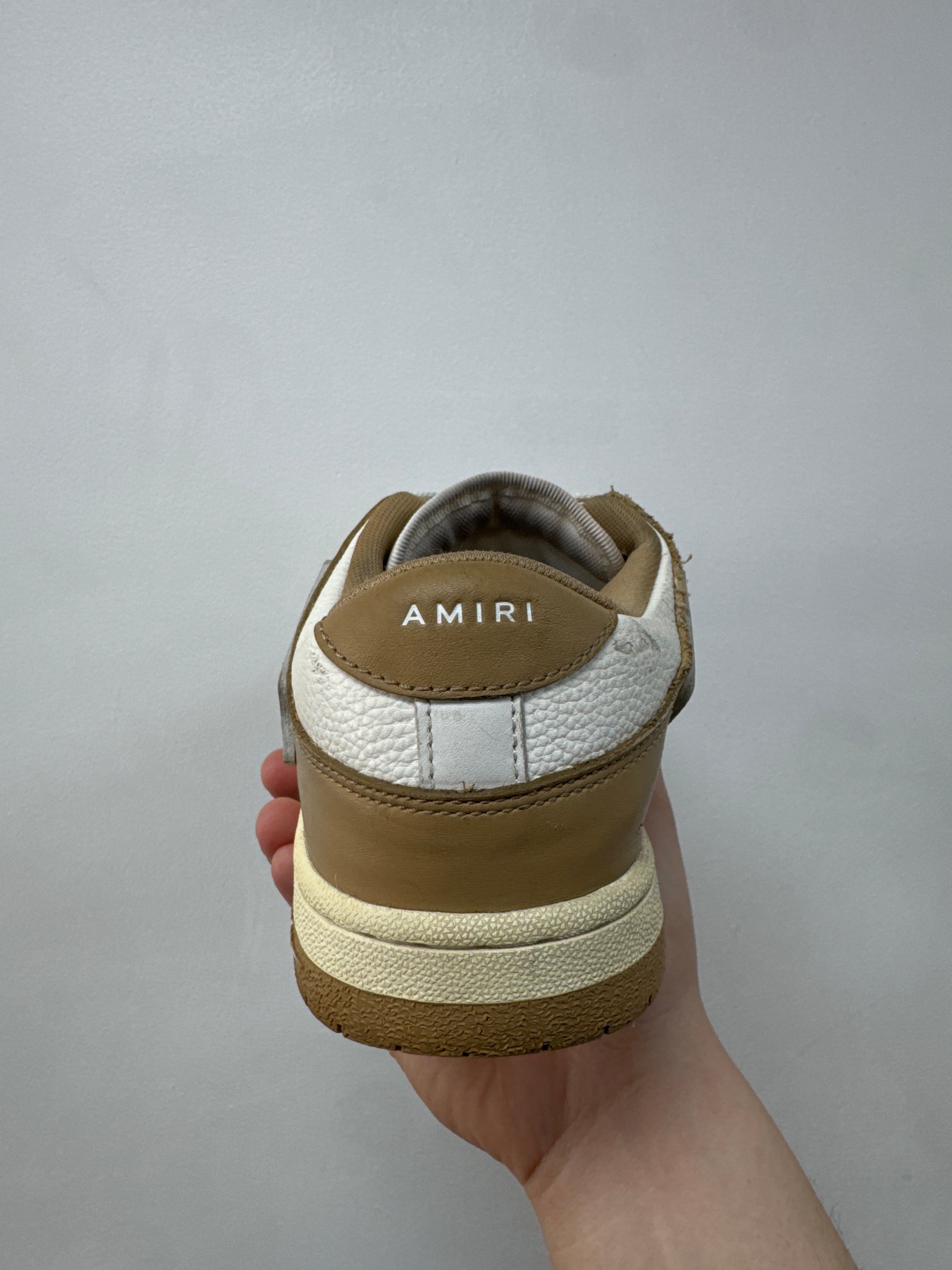 Amiri Tan Skel Top Low Sneakers
