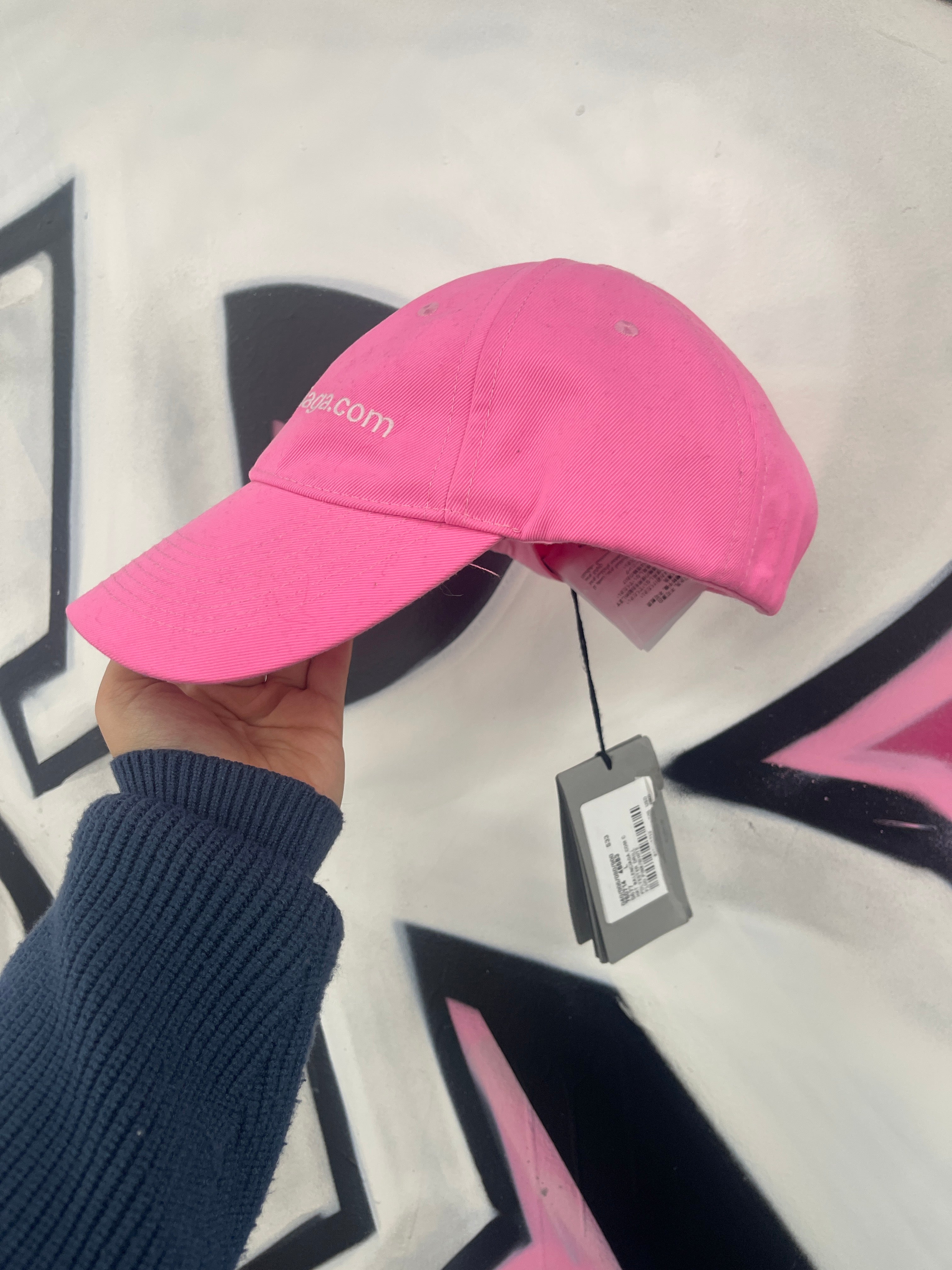 Balenciaga Cap Pink .Com New One Size With Tags