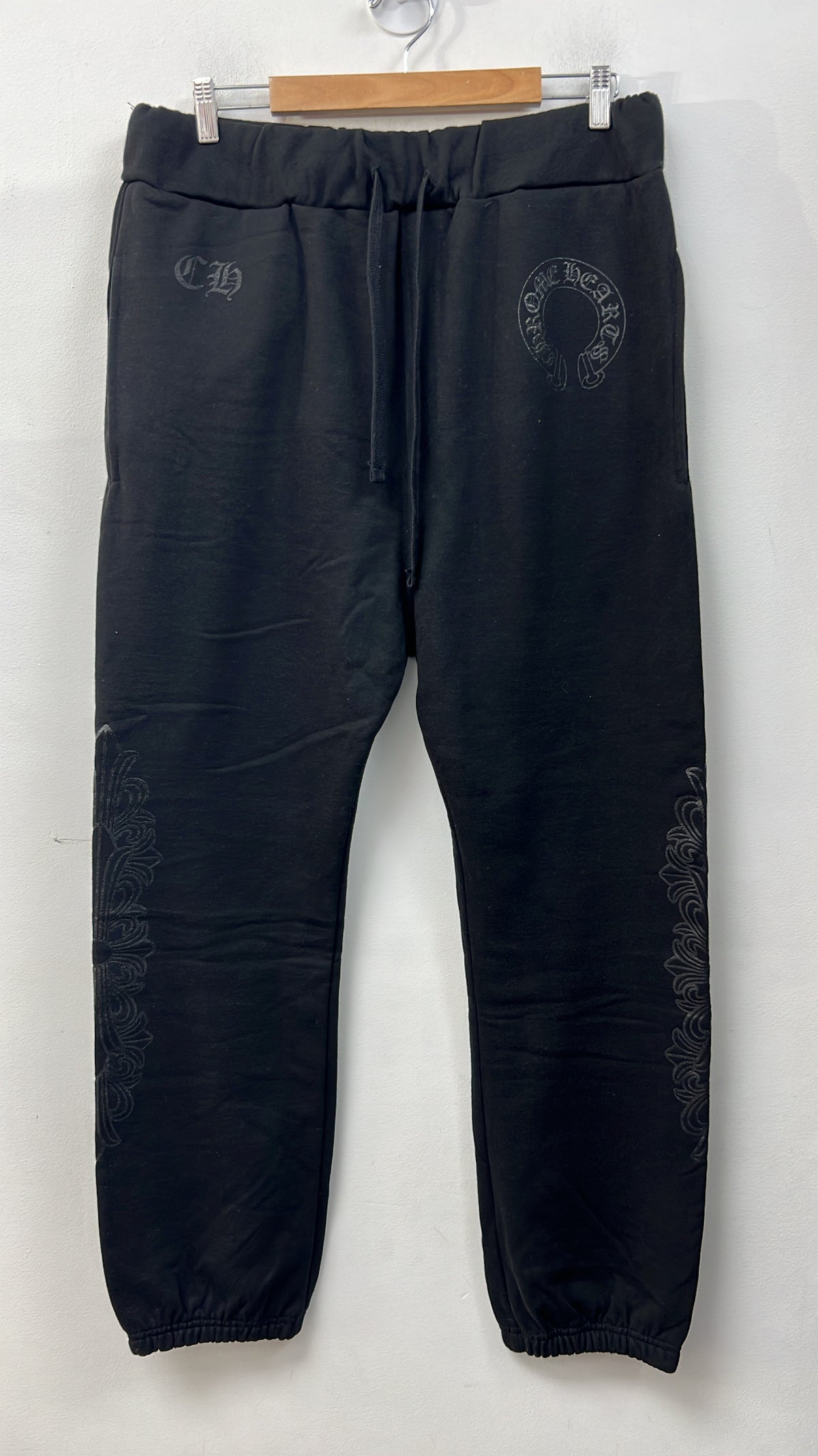 Chrome Hearts Black Online Floral Horseshoe Sweats