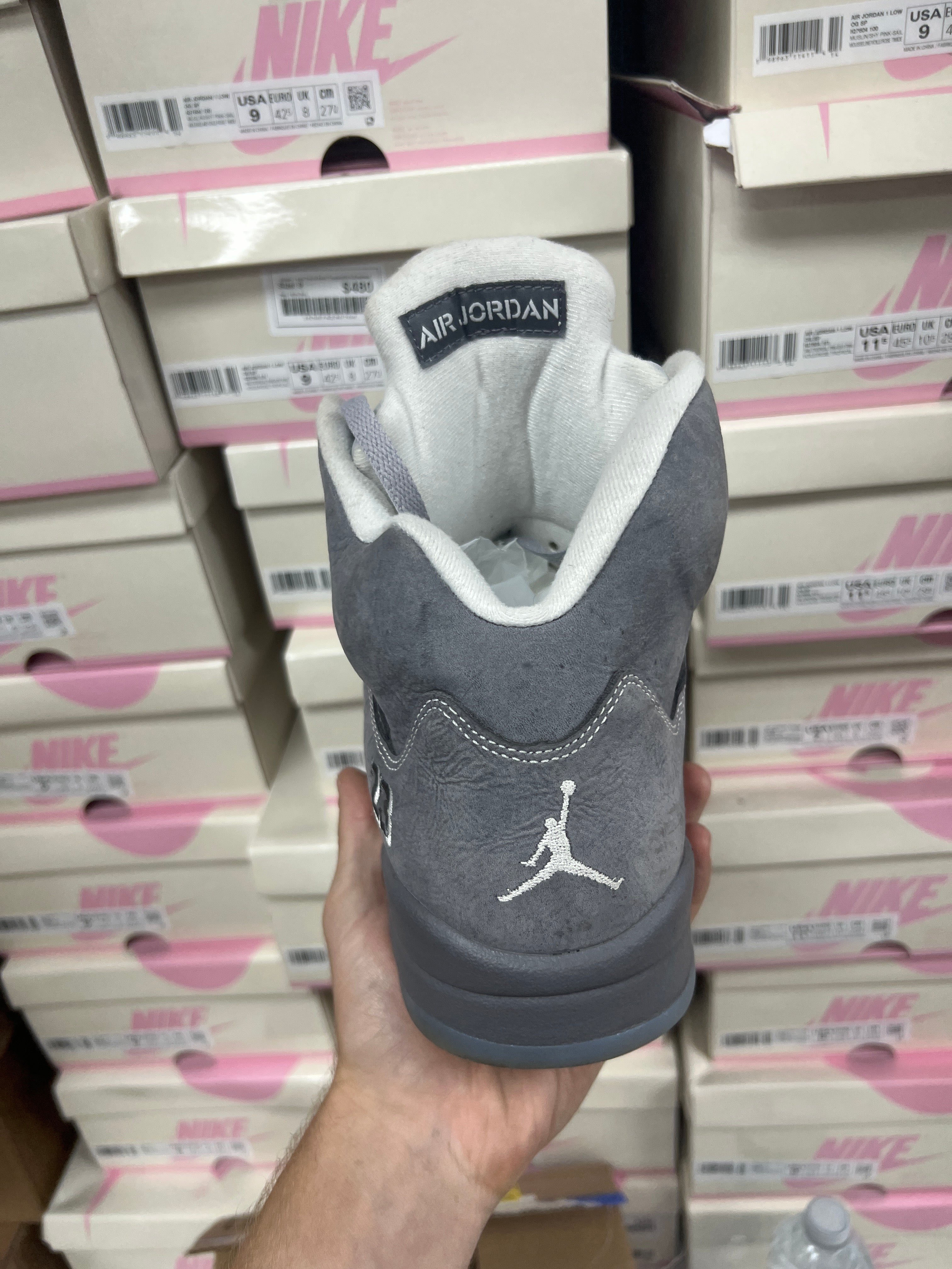 Jordan 5 Wolf Grey Sneakers