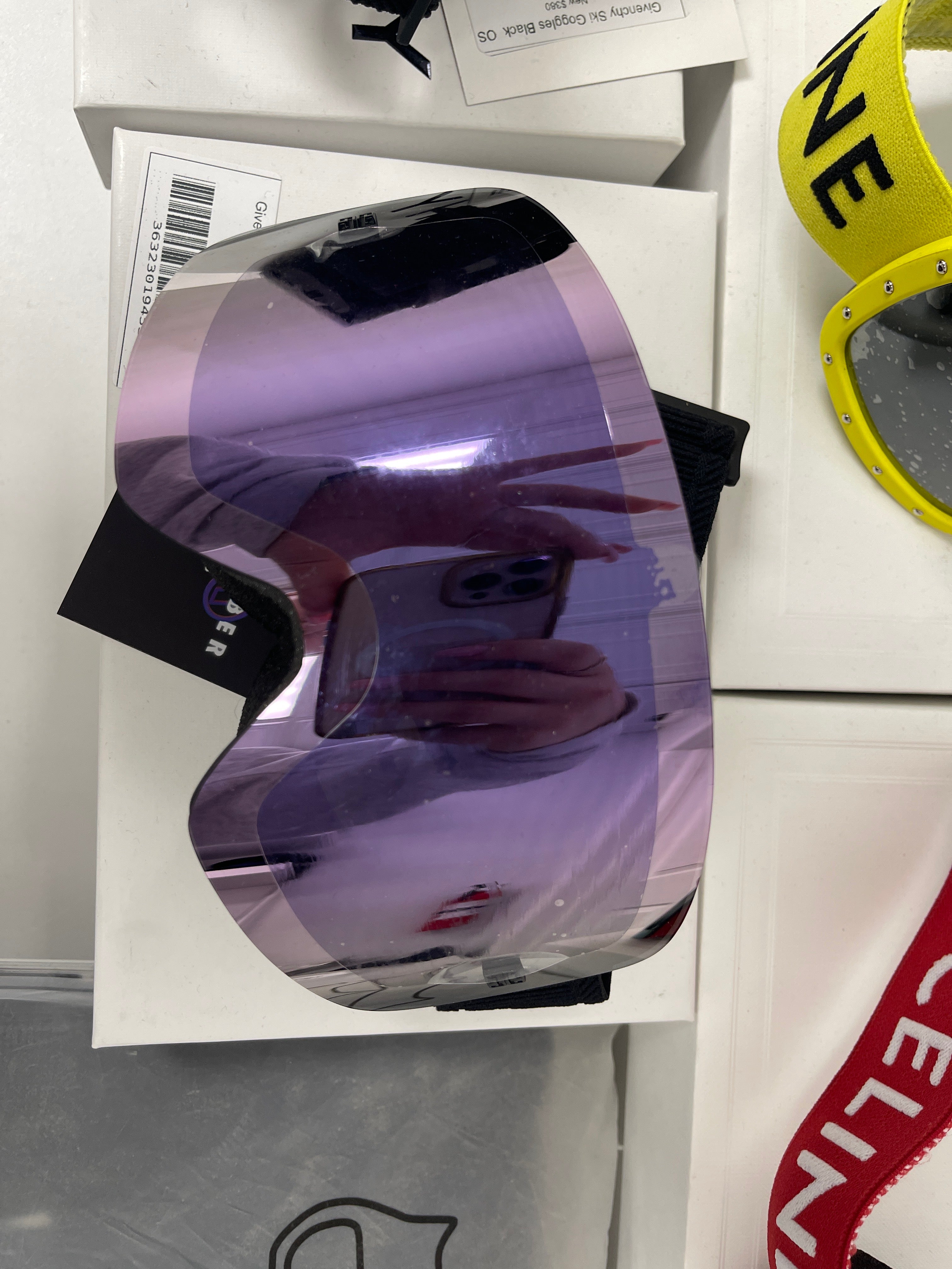 Givenchy Ski Goggles Black  New OS With Box