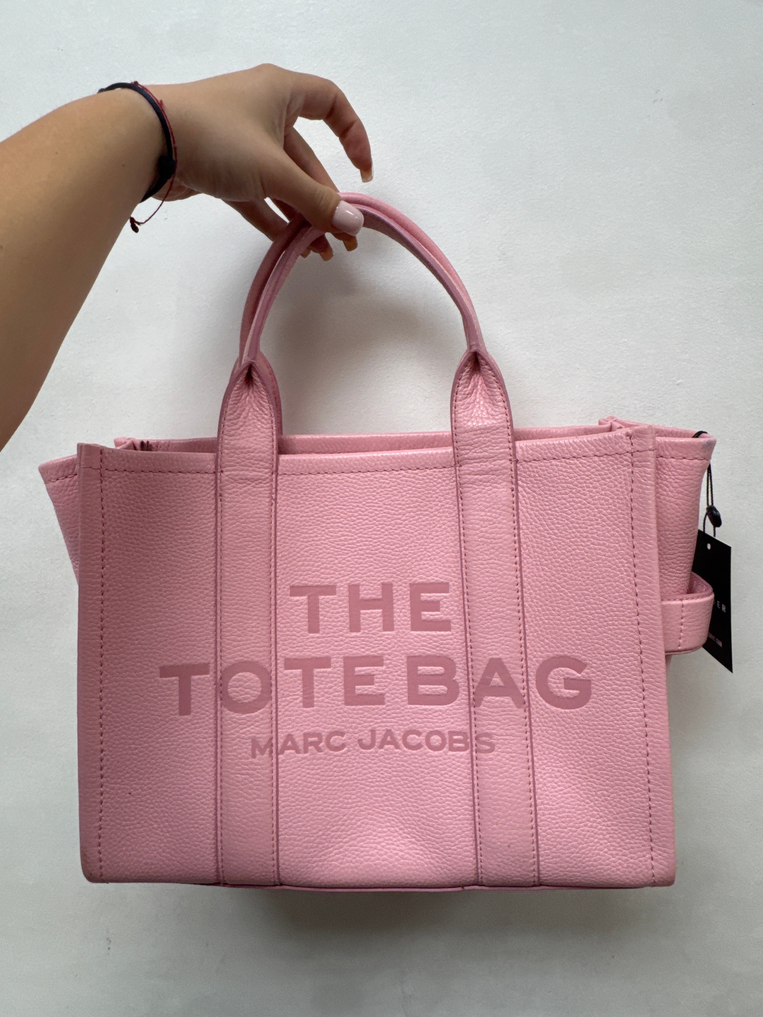 Marc Jacobs Pink Leather Tote Bag