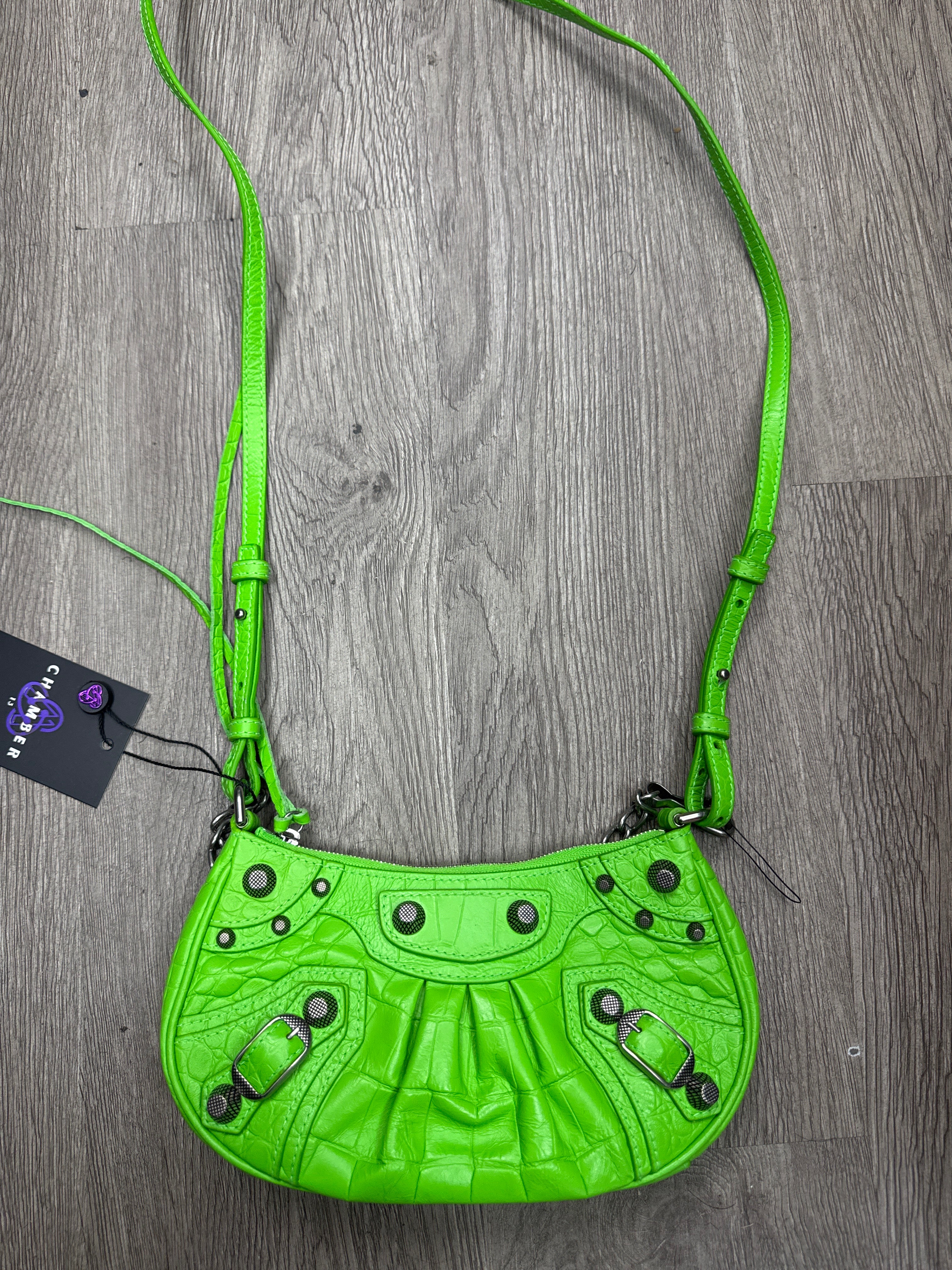 Balenciaga Lime Le Cagole Bag