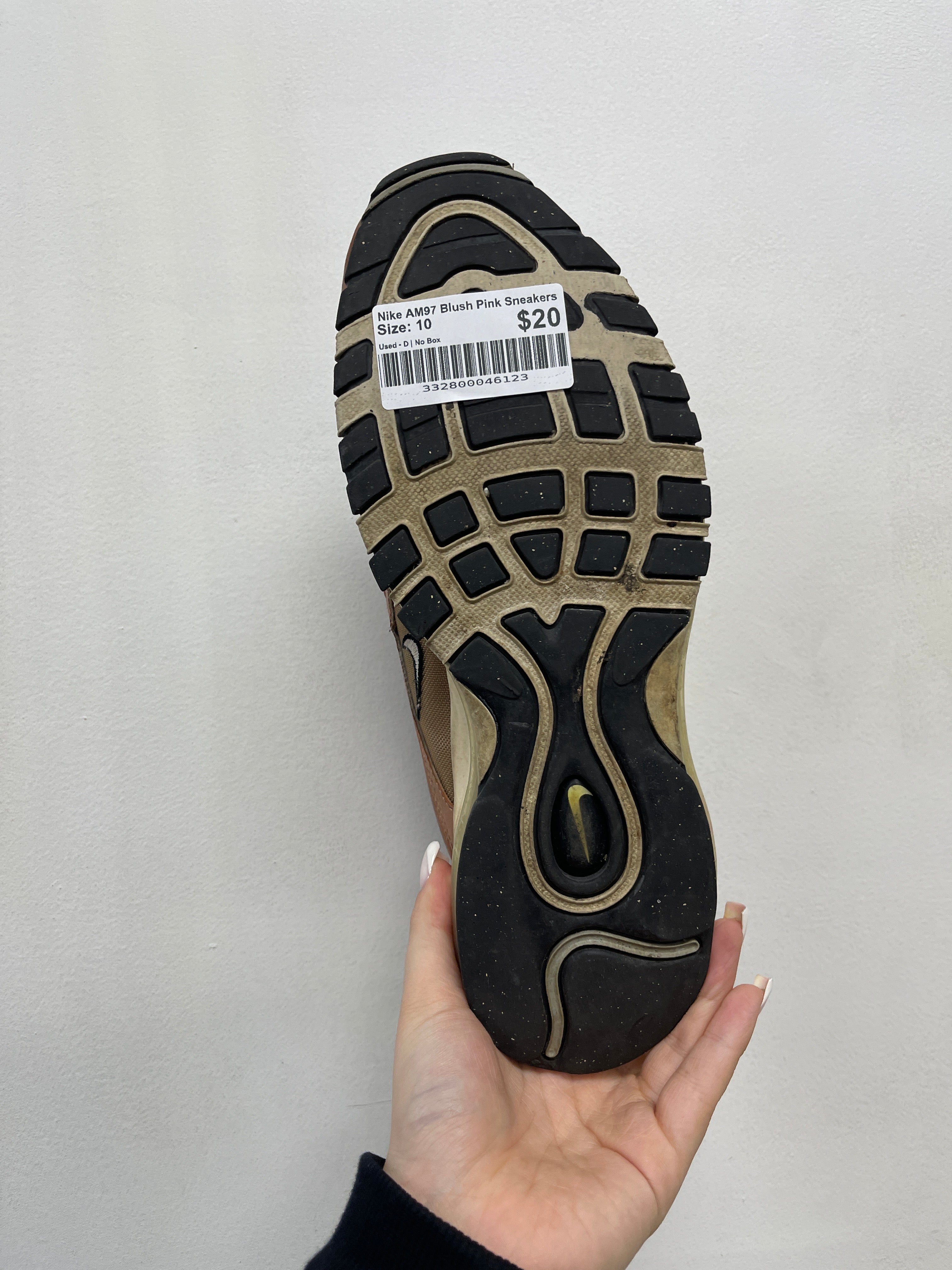 Nike AM97 Blush Pink Sneakers