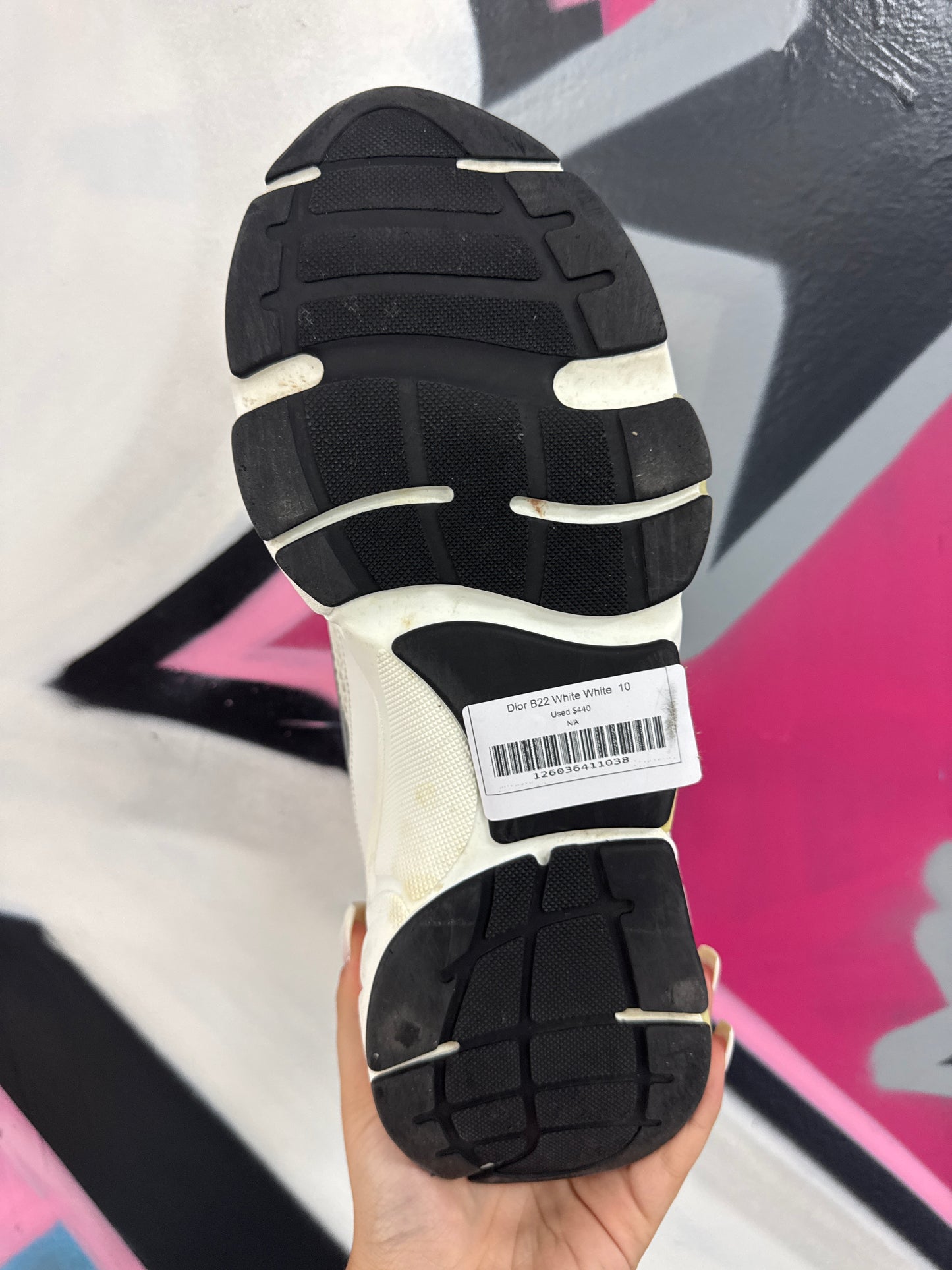 Dior B22 White White  Used