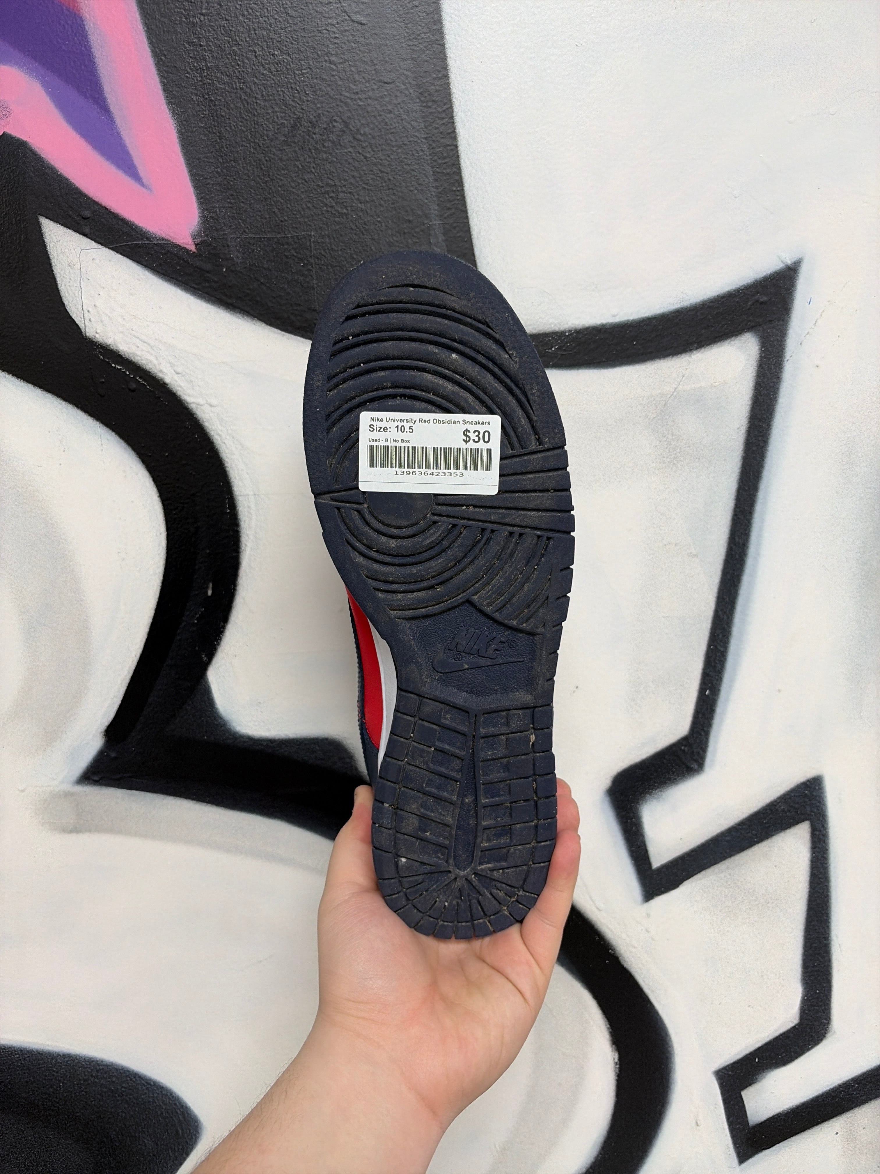 Nike University Red Obsidian Sneakers