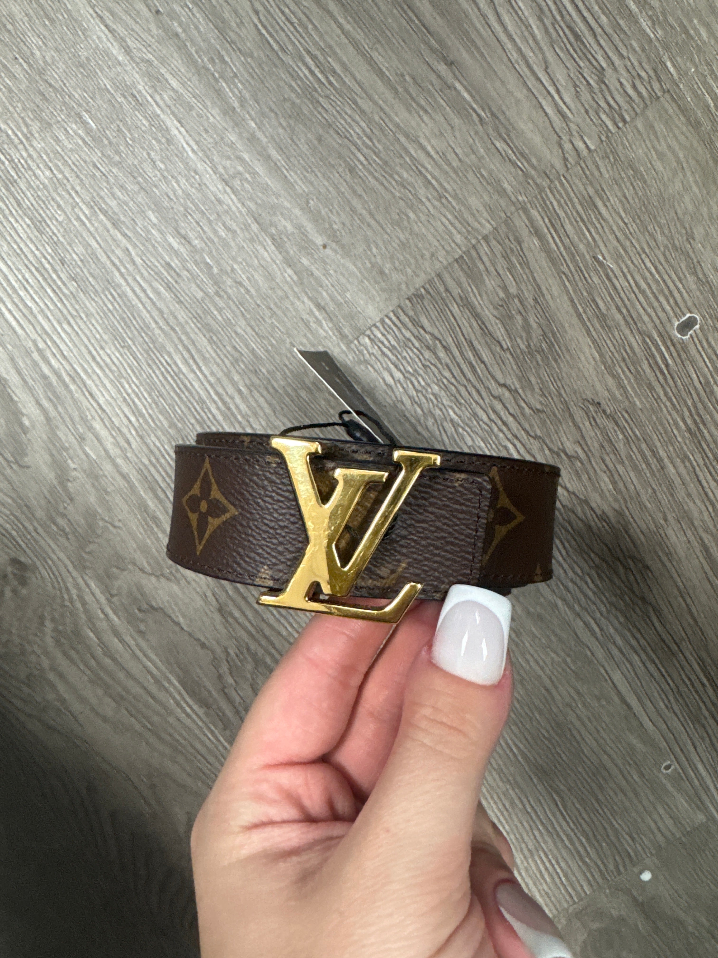 Louis Vuitton Brown Monogram (1 Inch) (75-30) Belt
