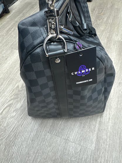 LV Black Damier Duffle Bag