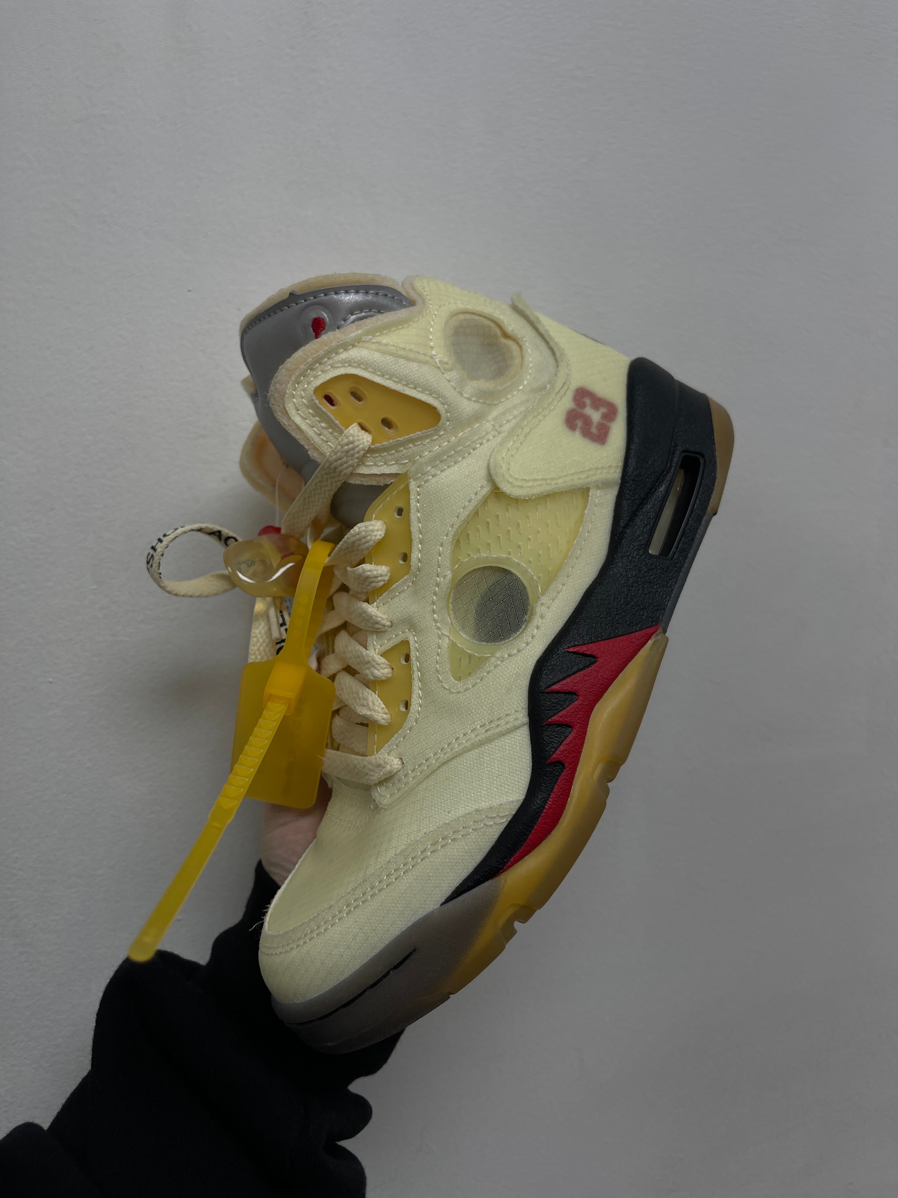 Jordan 5 Off White Sail Sneakers