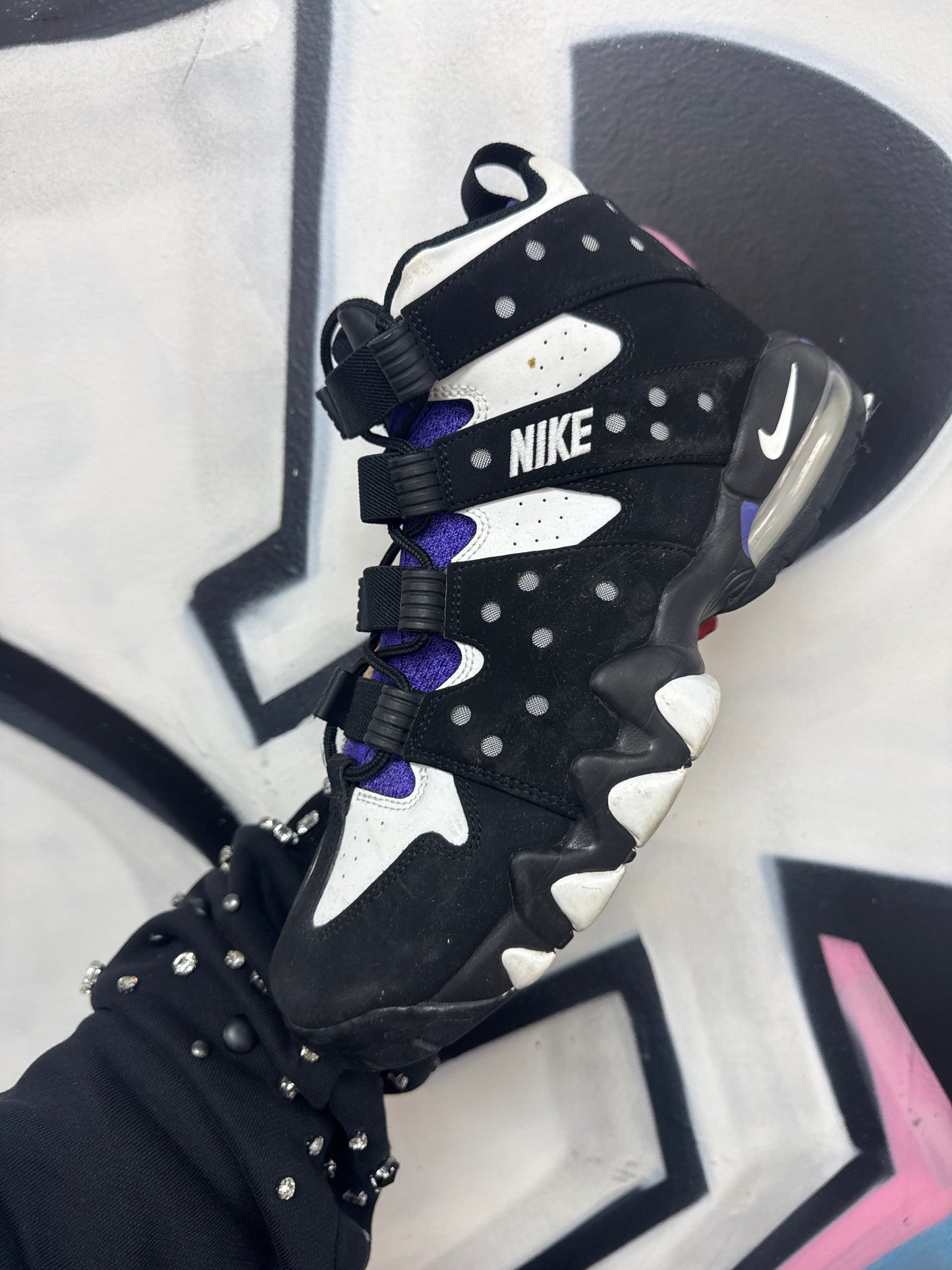 Nike Air Max 2 CB 94 Black White Purple Sneakers